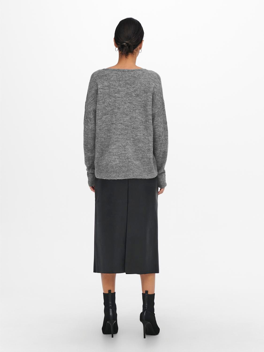 JDY Trui met V-hals JDYELANORA L/S V-NECK PULLO. KNT NOOS