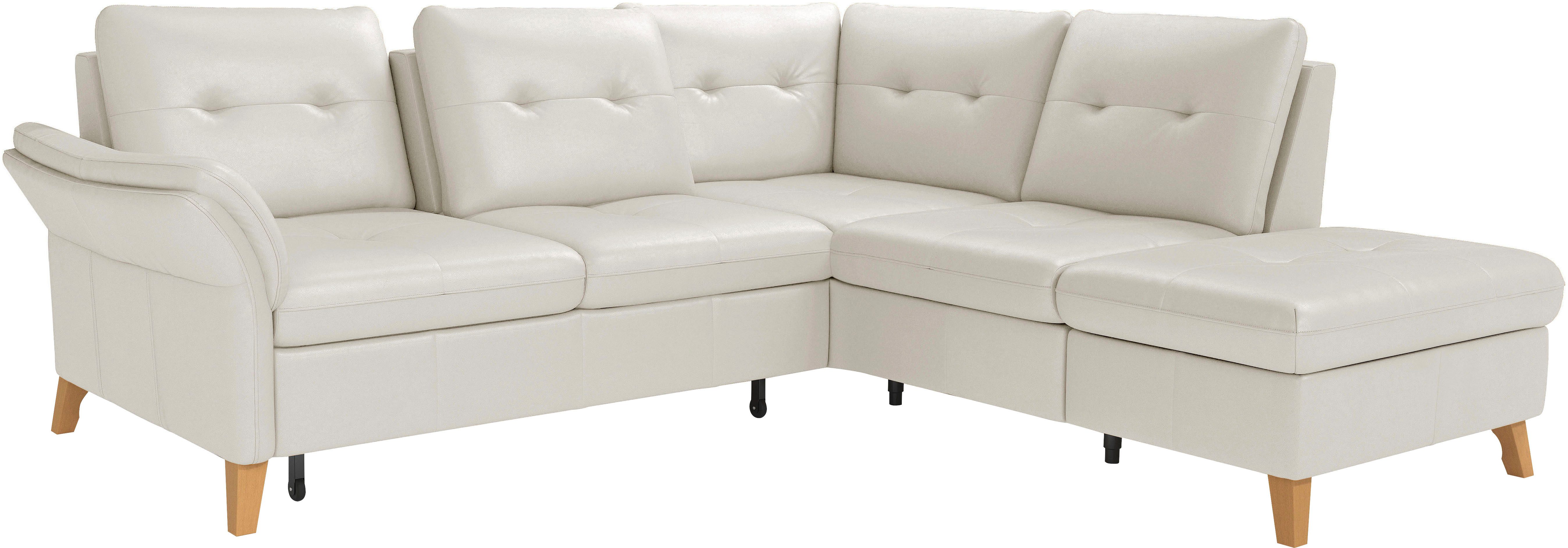 sit&more Hoekbank Göteborg inclusief zitdiepteverstelling, optioneel met bedfunctie & bedlade