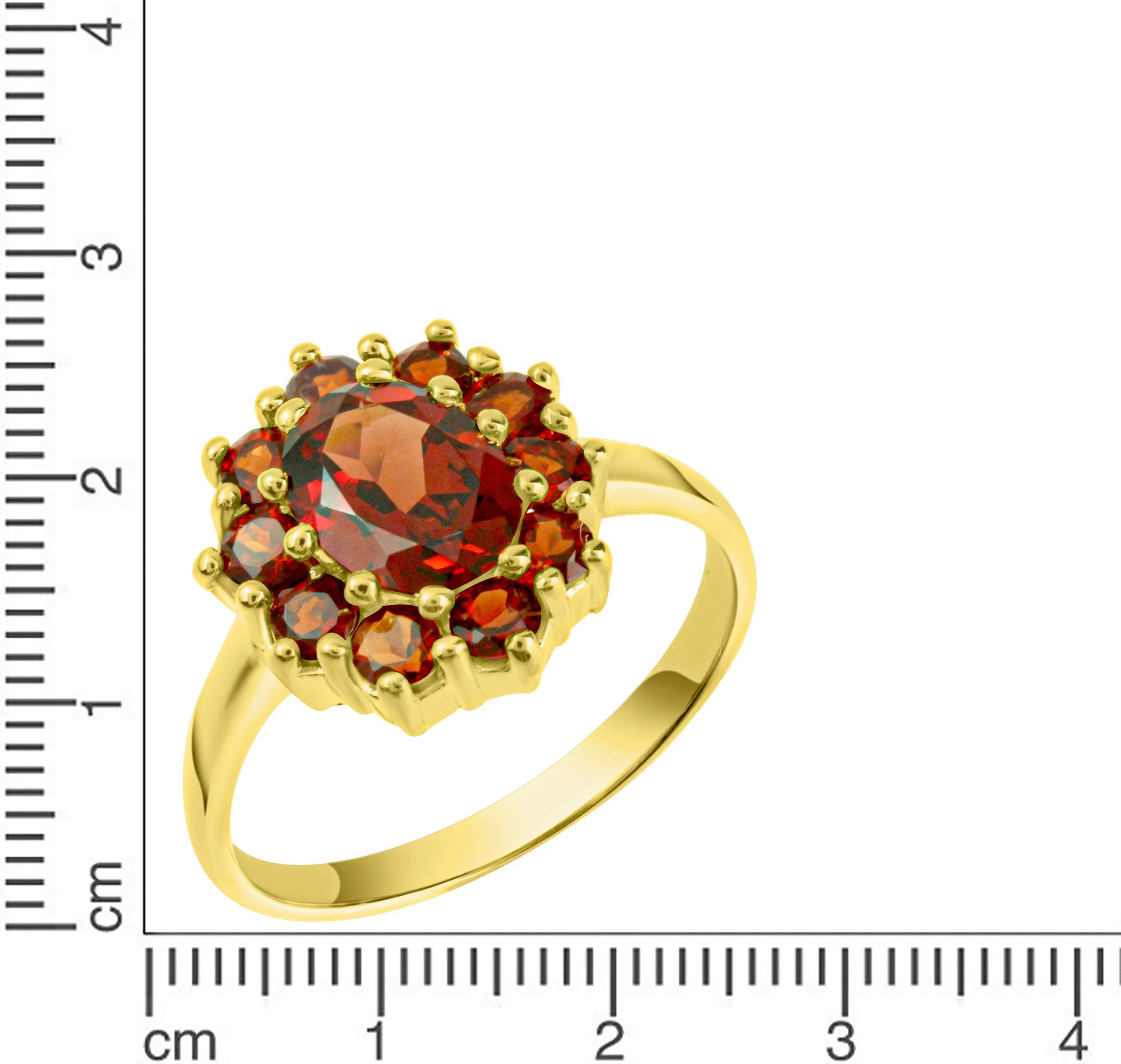 Firetti Zilveren ring Sieraad cadeau zilverkleur 925 vinger ring damesring entourage bloem