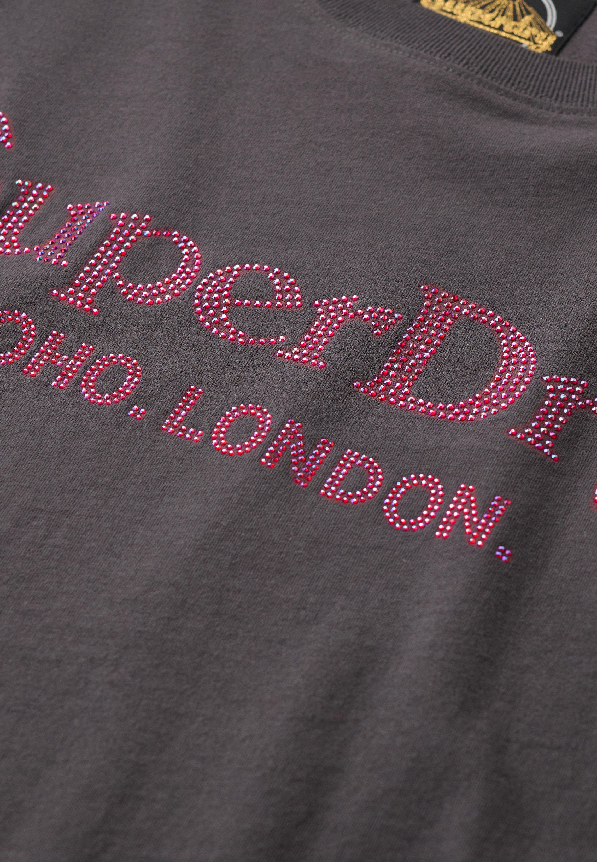 Superdry Shirt met korte mouwen VENUE METALLIC RELAXED TEE