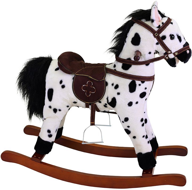 Knorrtoys® Hobbelpaard Appaloosa met geluidsfunctie