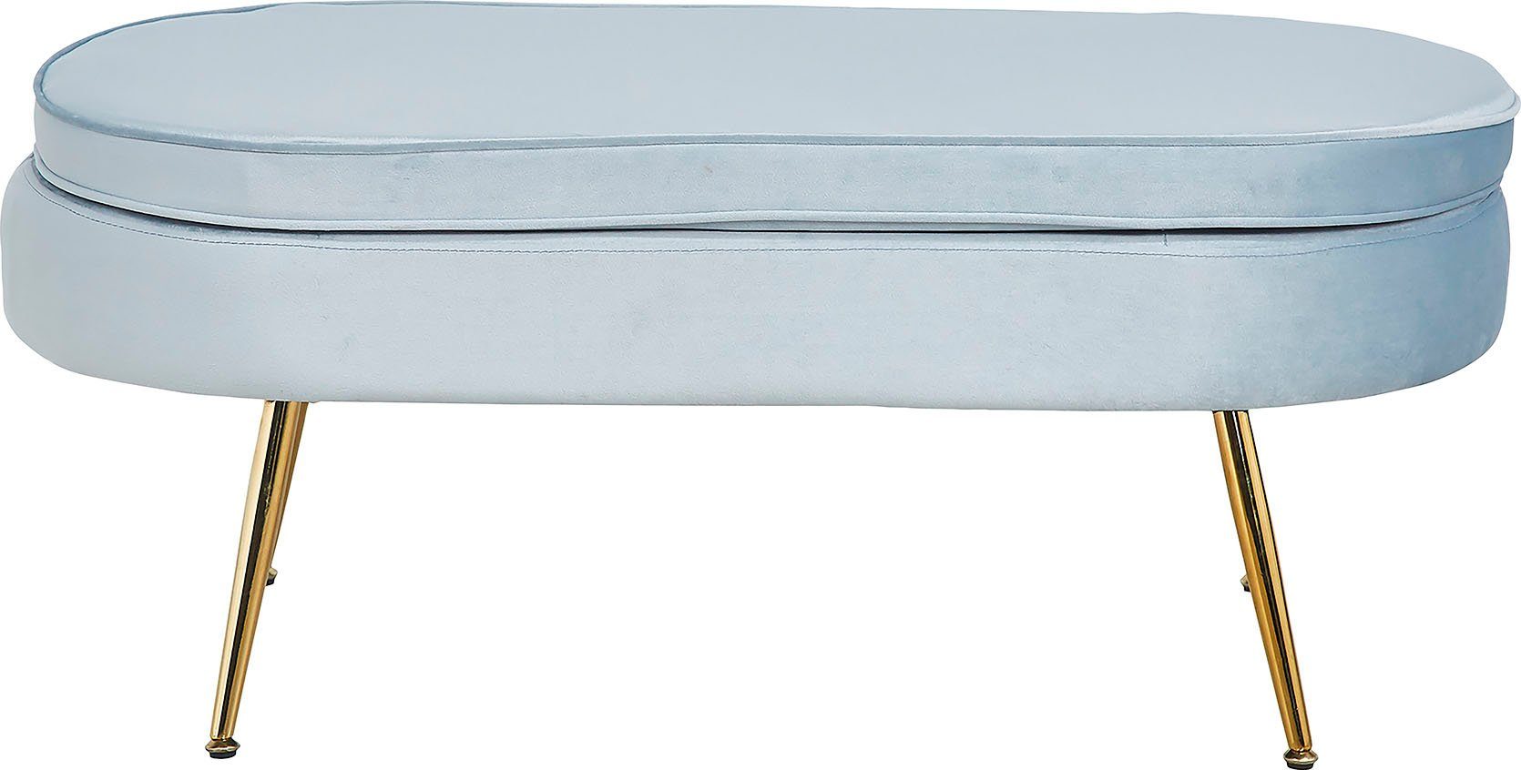 SalesFever Hocker Clam ovaal, breedte 99 cm