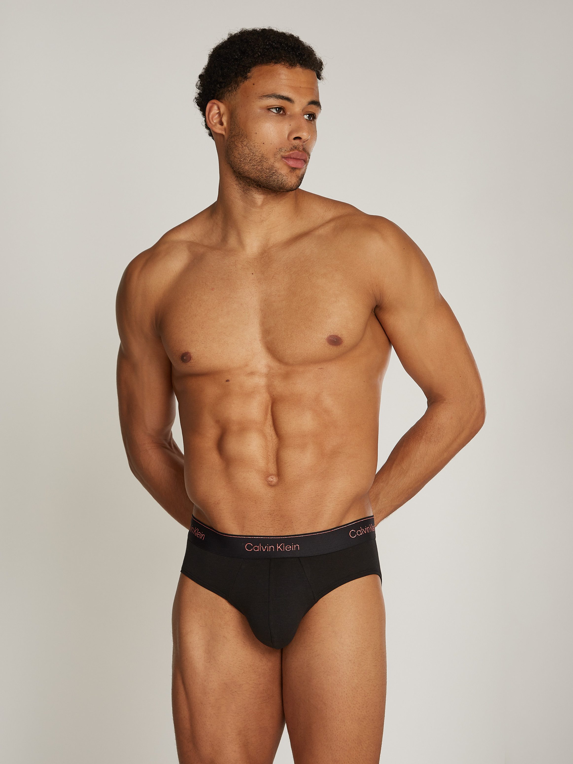 Calvin Klein Hipster HIP BRIEF 3PK met logo-elastische tailleband (3 stuks) (3 stuks)