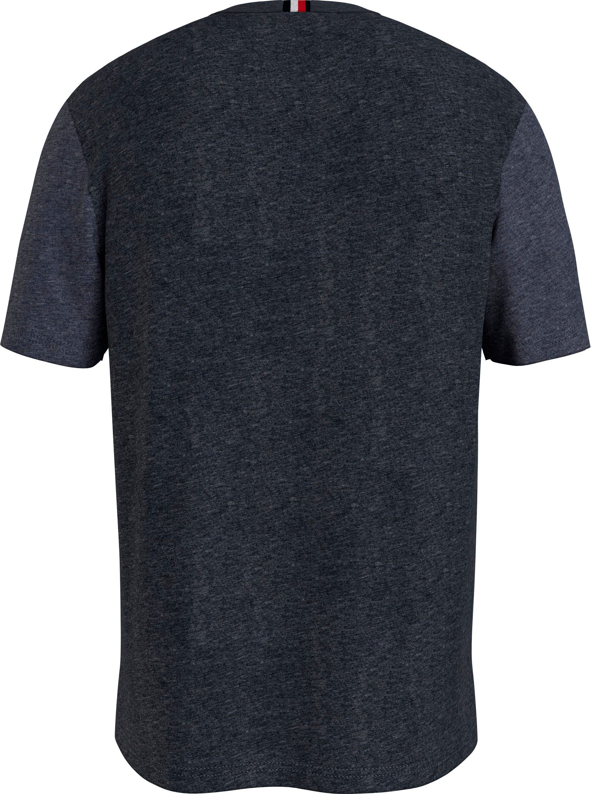 Tommy Hilfiger Shirt met korte mouwen ICON CREST TEE met -borduursel op borsthoogte