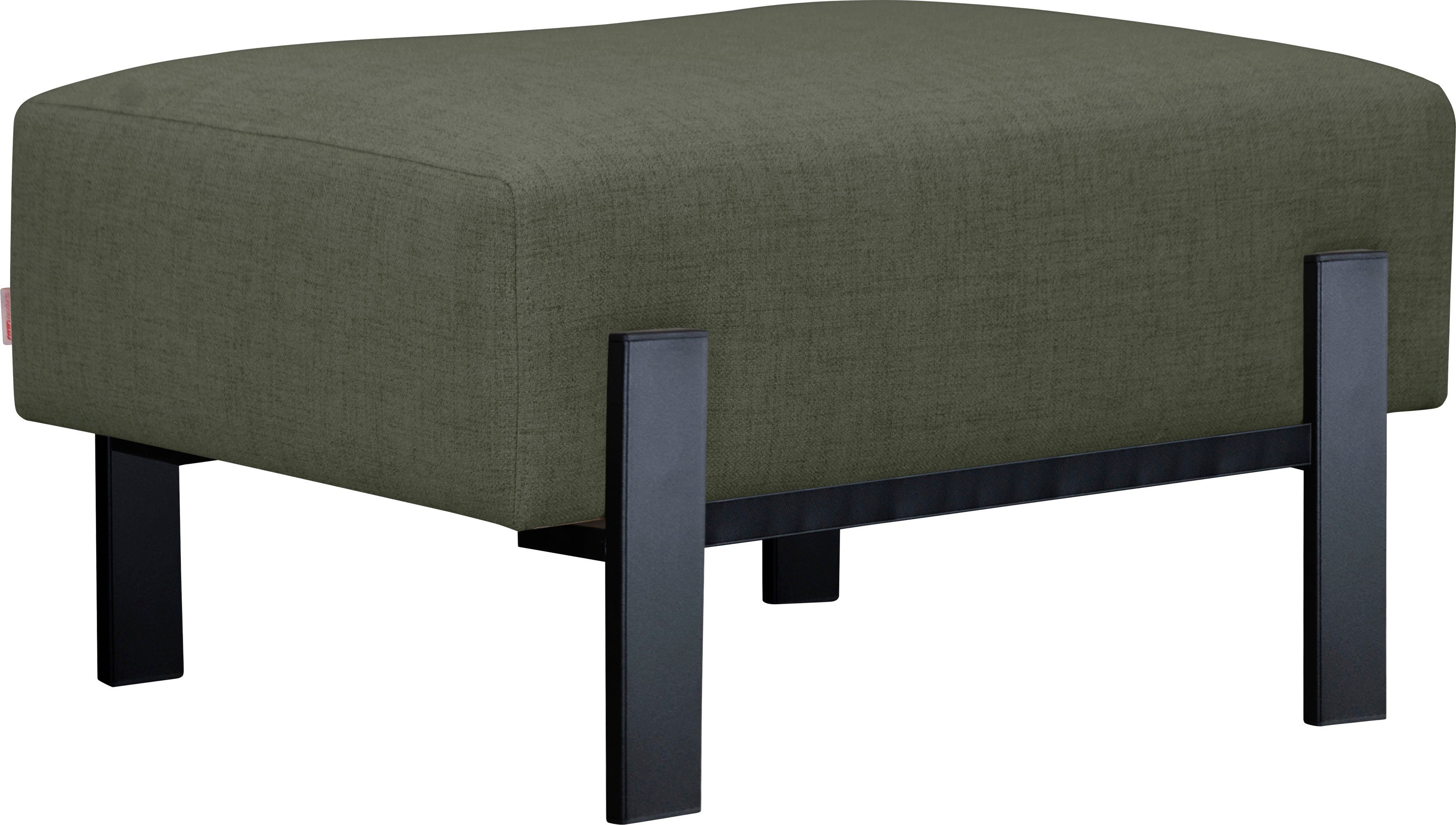 OTTO products Hocker Enno Verschillende stofkwaliteiten: katoen met linnen, gerecycled polyester van