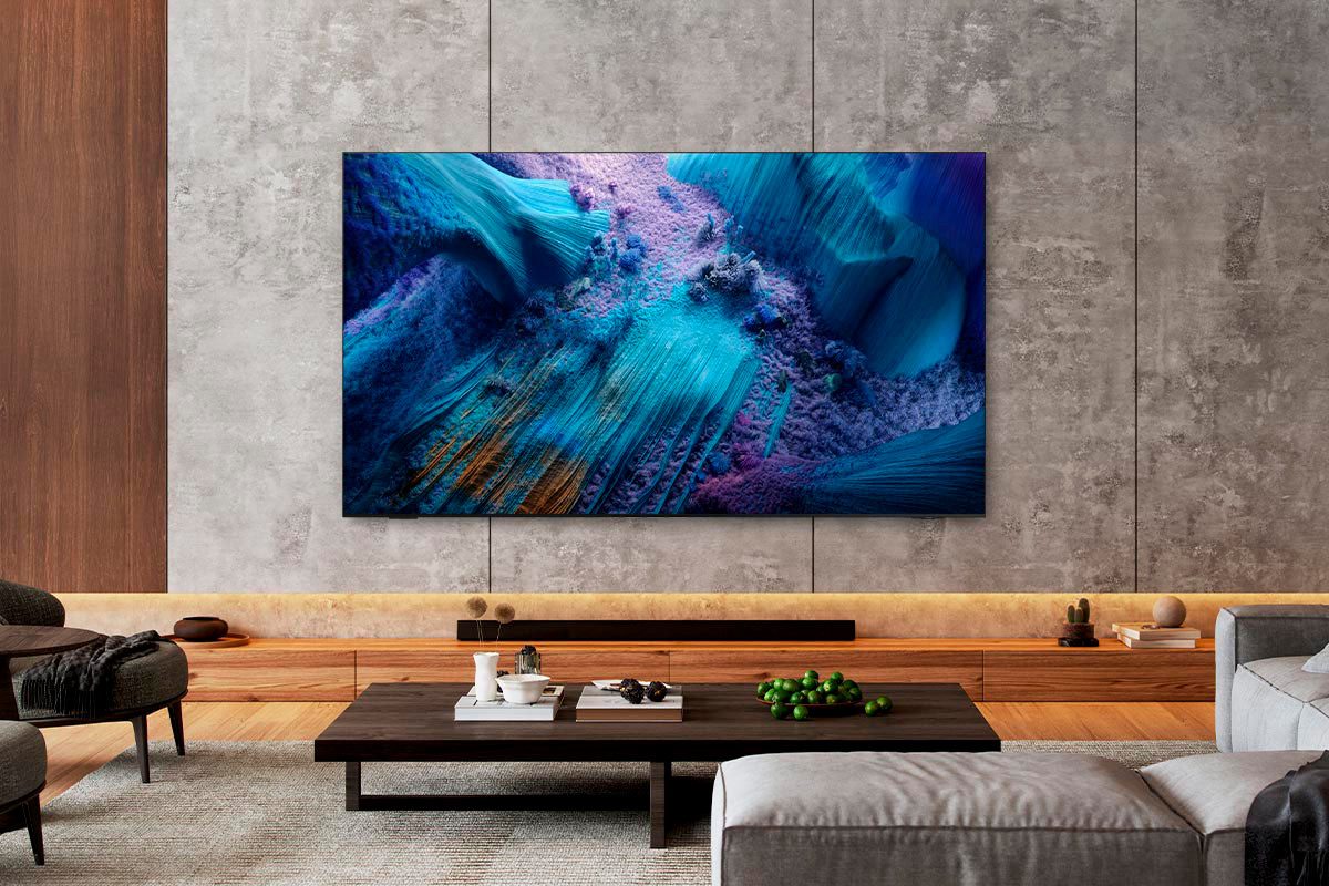 Samsung QLED-TV GQ85QN990FT QLED Mini LED-televisie, 8k ai upscaling pro & glare free, draadloze one connect box, art store