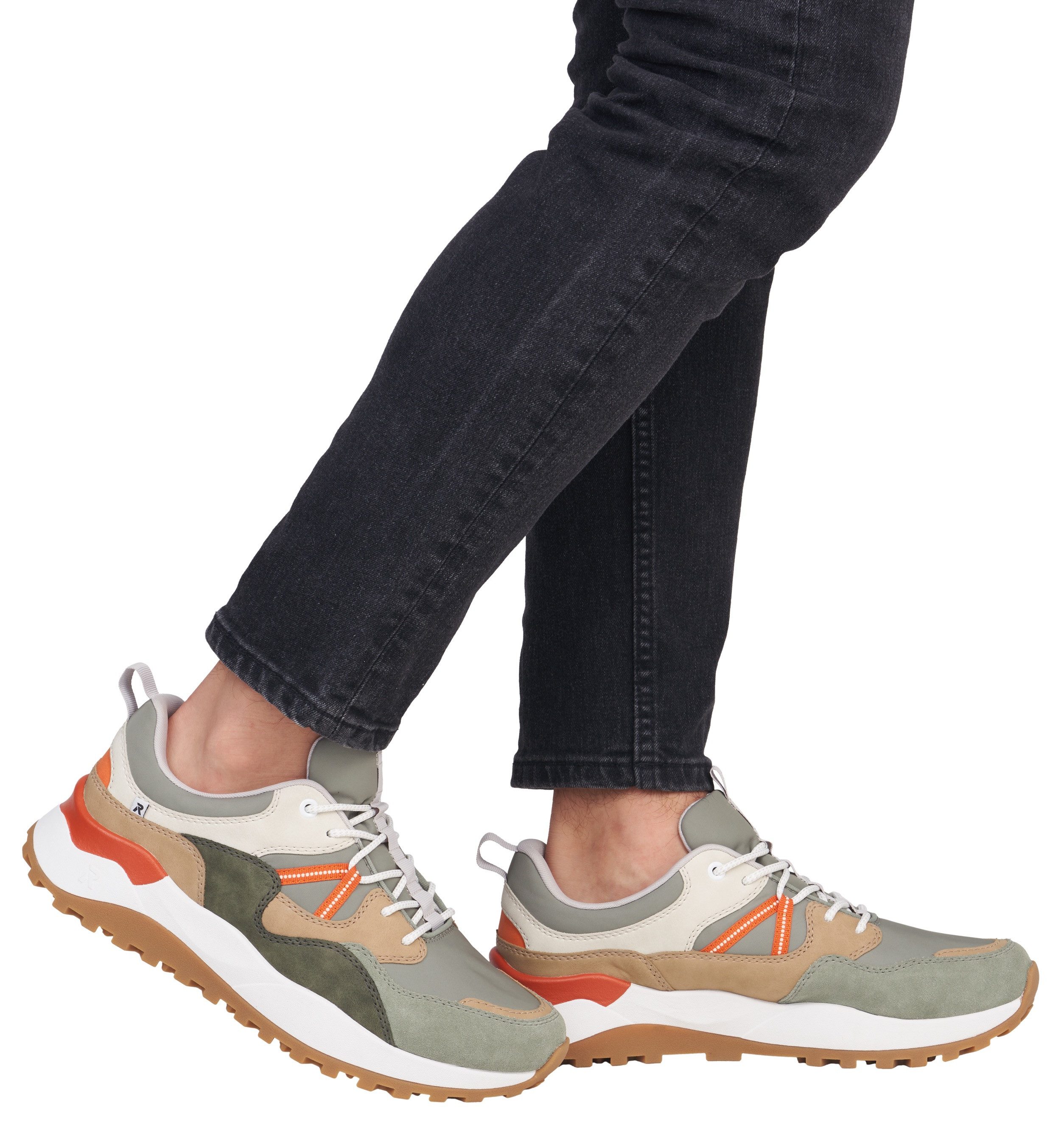 RIEKER Sport Slip-on sneakers Castello , lage schoen, vrijetijdsschoen, slip-in met uitneembare zachte inlegzool