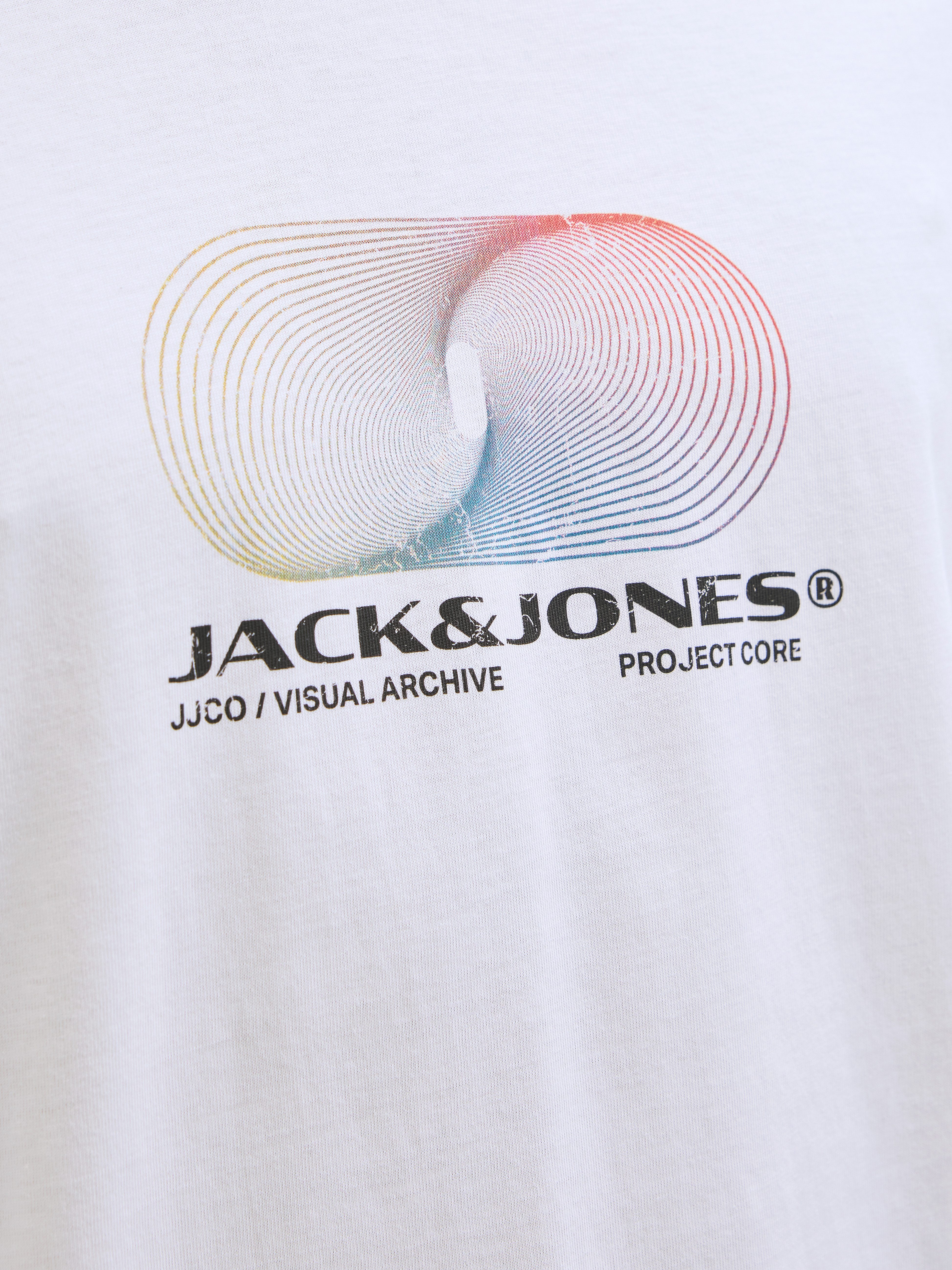 Jack & Jones Shirt met print JCOCALMA TEE SS CREW NECK FST