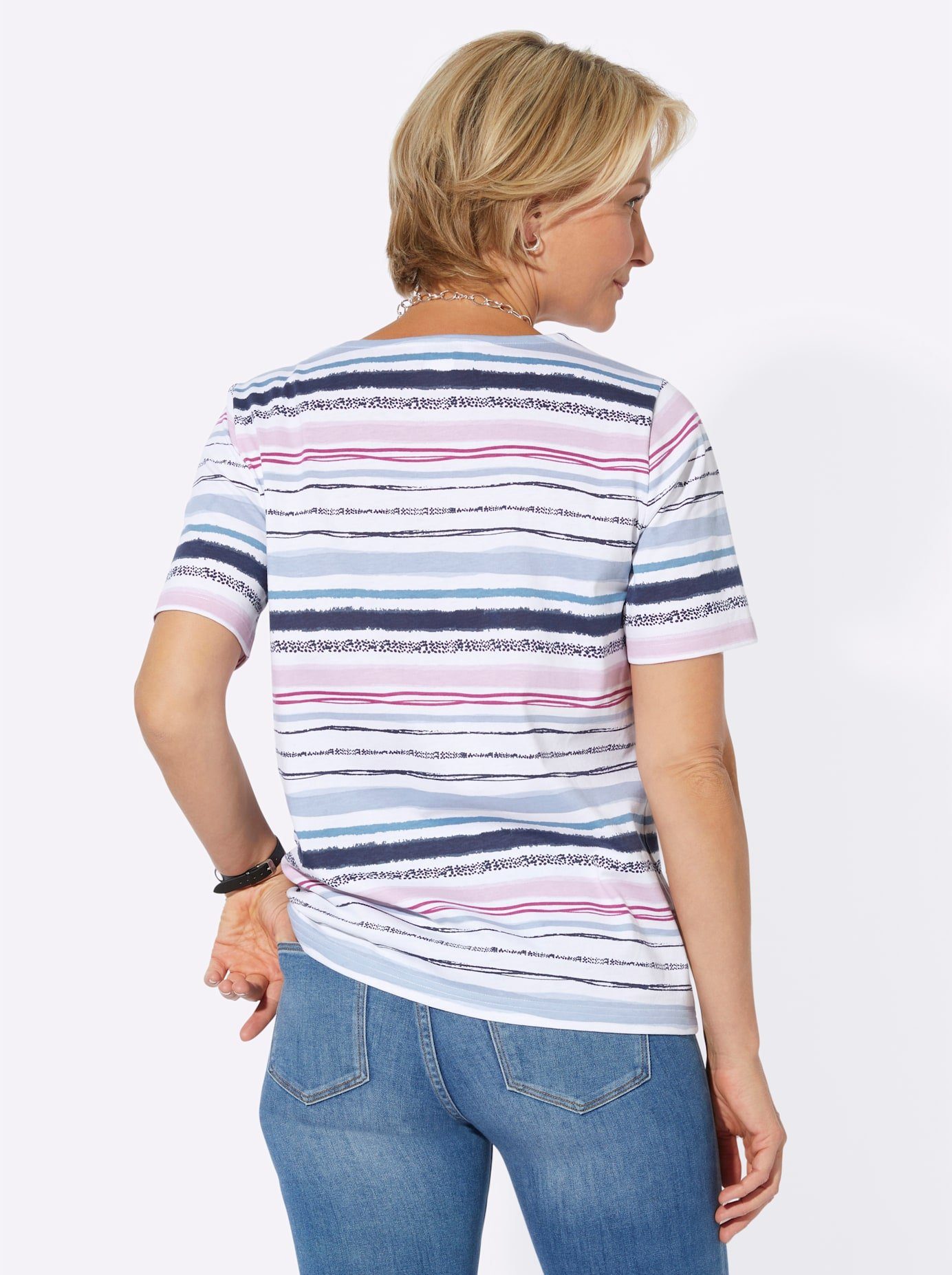 Casual Looks Shirt met ronde hals Shirt (1-delig)