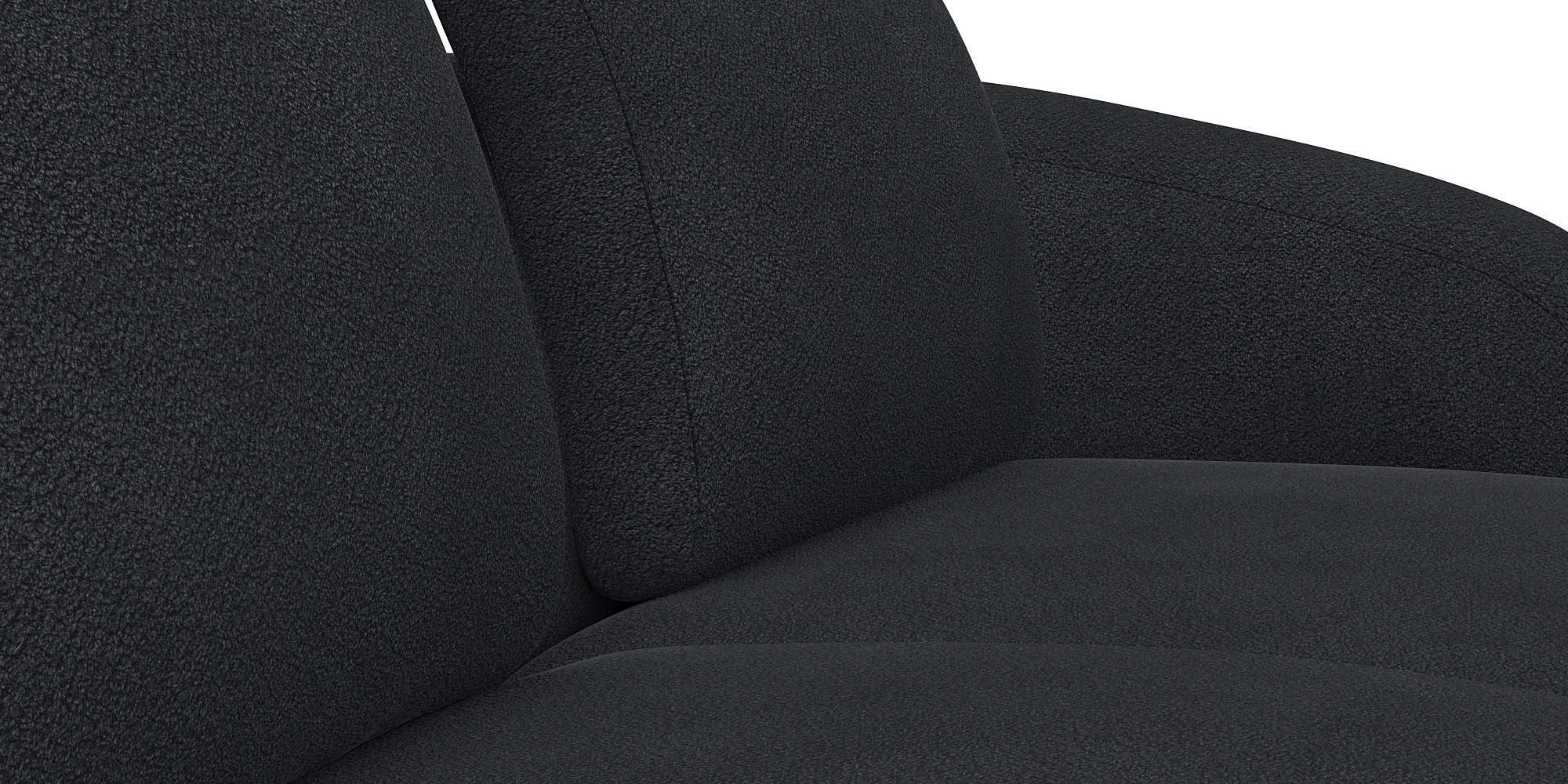 FLEXLUX Zithoek Torino, rond, L-vorm, bankhoek met recamière, longchair-sofa