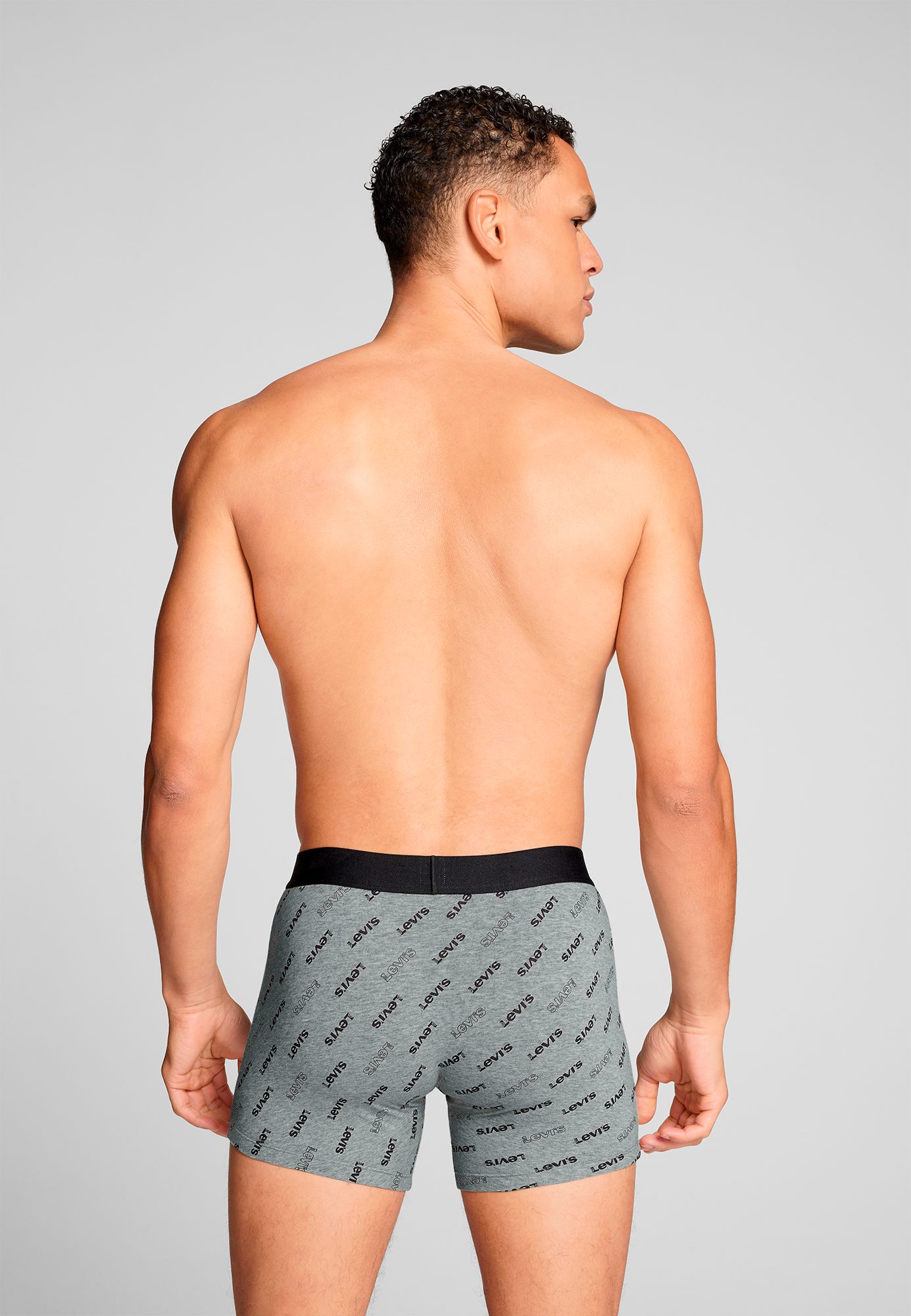 Levi's® Boxershort LEVIS MEN LOGO AOP BOXER BRIEF ORG CO 2P (Set van 2)