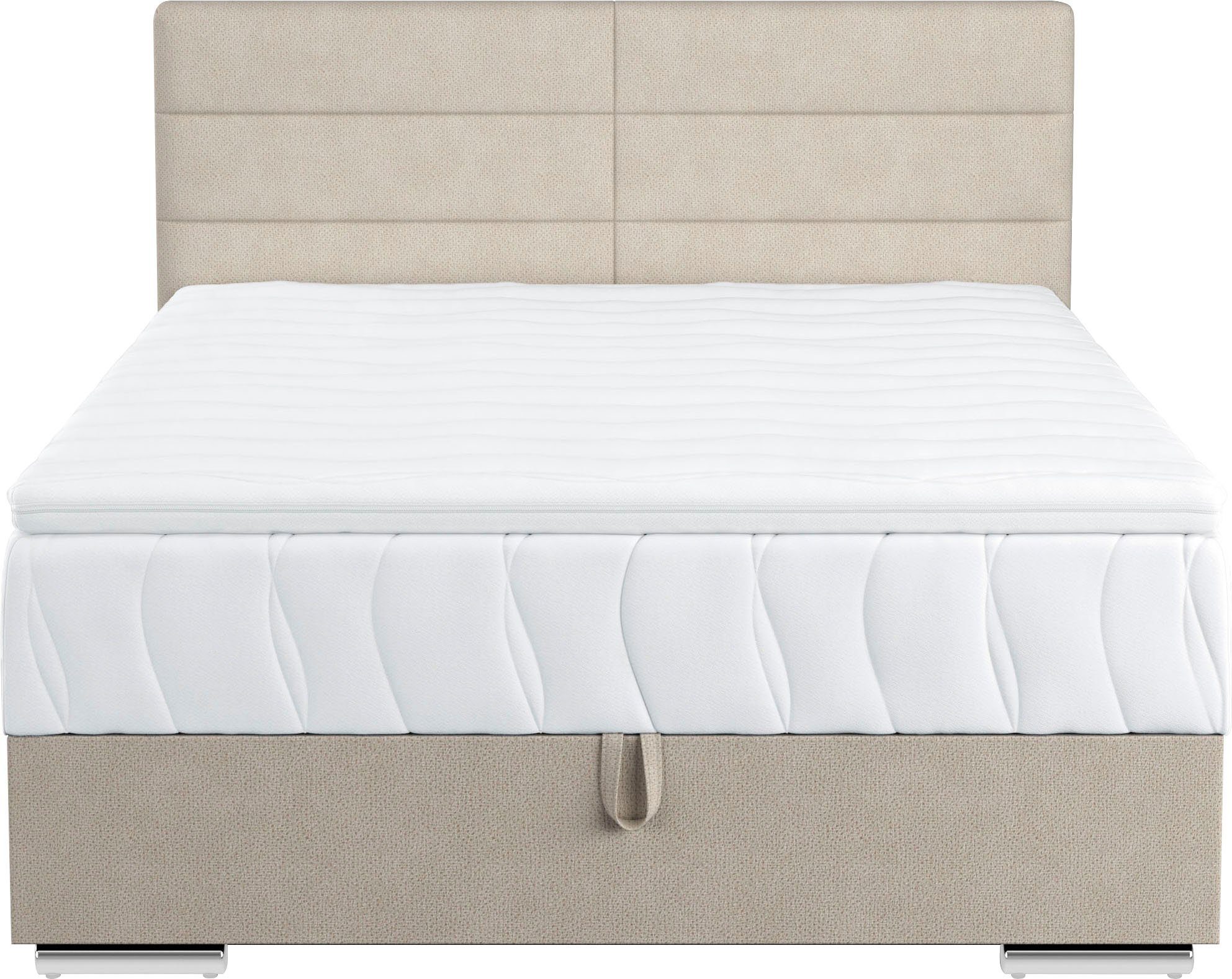 COTTA Boxspring Tom met bedkist, topmatras en sierkussen