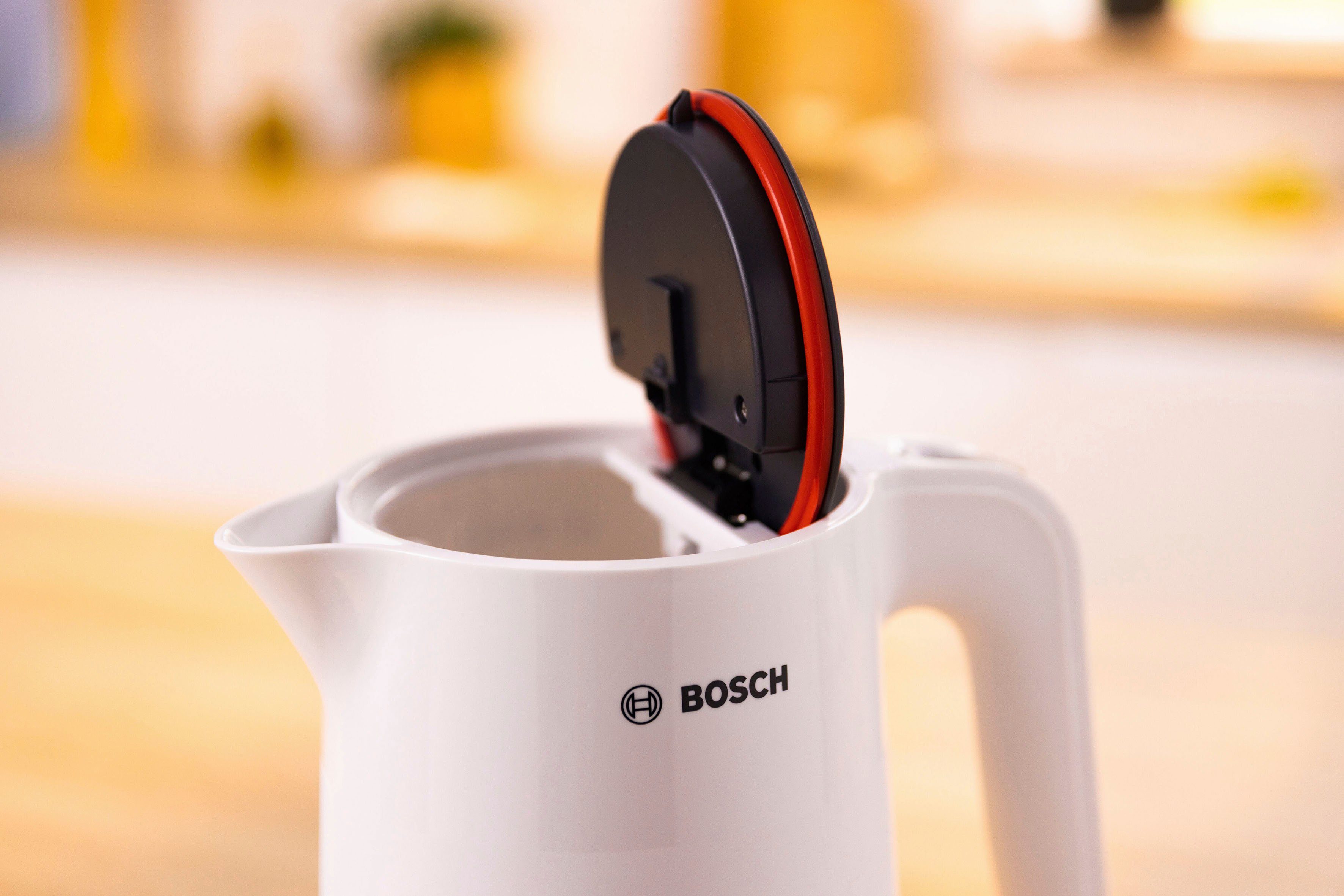 BOSCH Waterkoker MyMoment TWK2M161, automatische uitschakeling, oververhittingsbeveiliging, kopjesindicator, 1,7 l