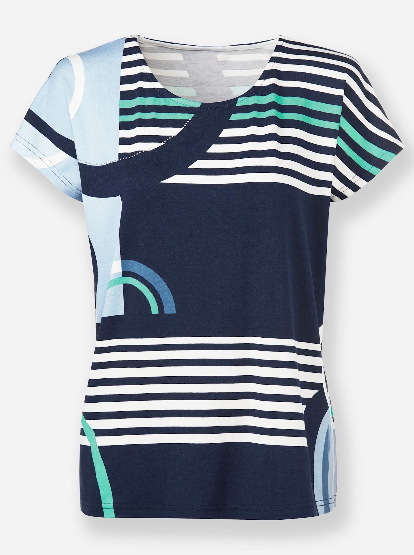 heine Shirt met korte mouwen Gedessineerd shirt (1-delig)