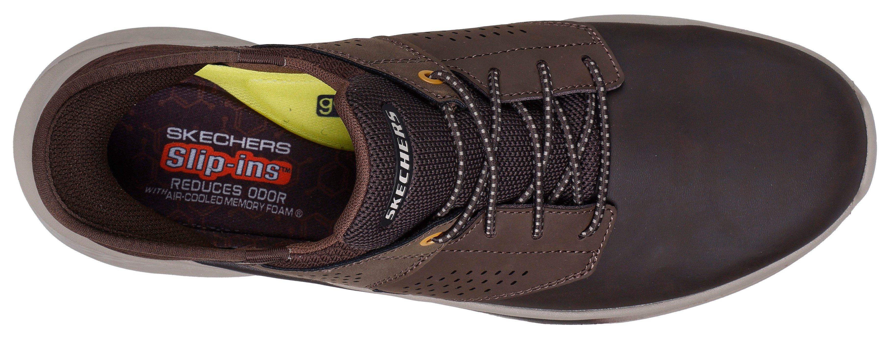 Skechers Slip-on sneakers Slade Comfort schoen met comfortabel Heel Pillow™ hielkussen