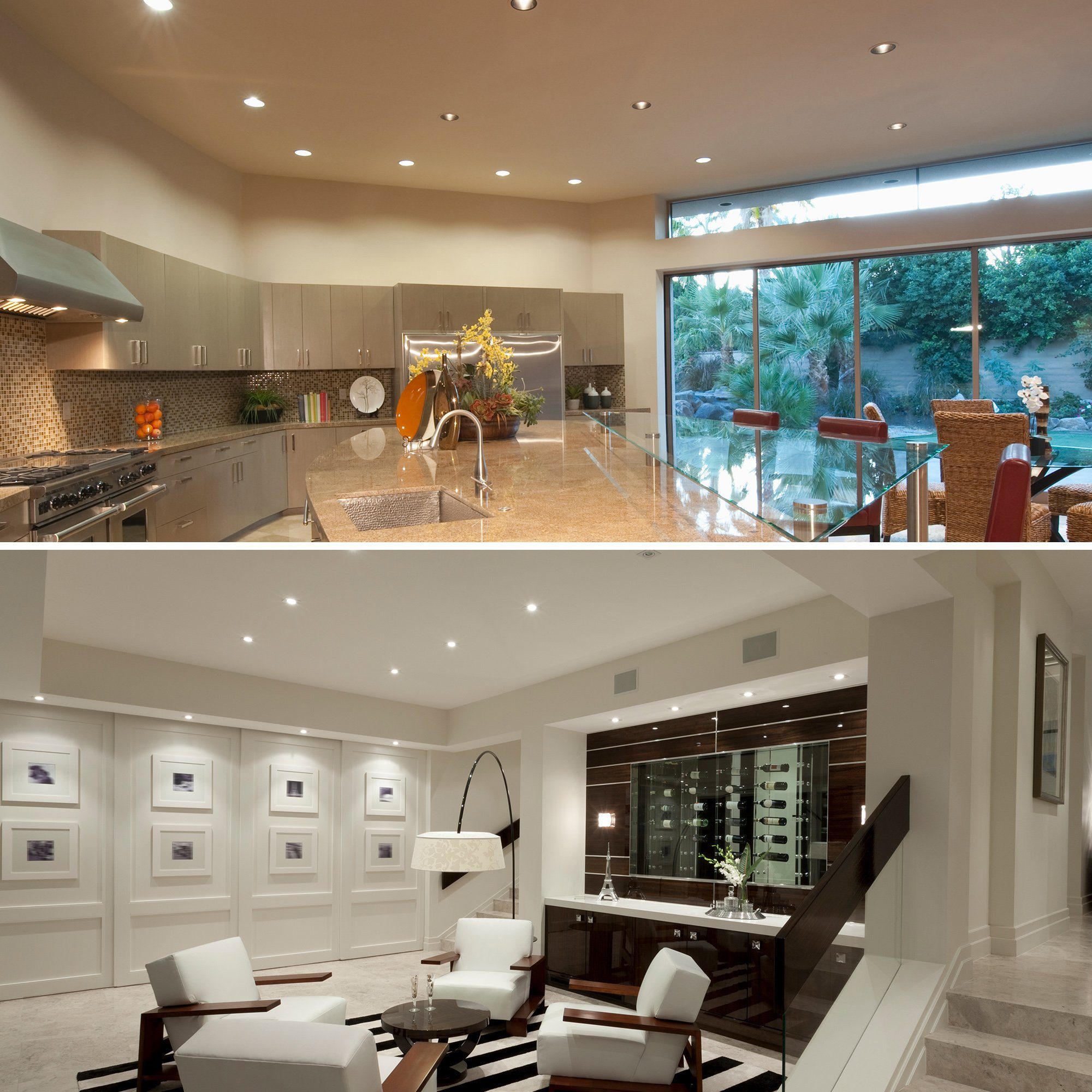 B.K.Licht Ledinbouwlamp 3-delige bad inbouwspot, IP44 beschermd, platte inbouwspots