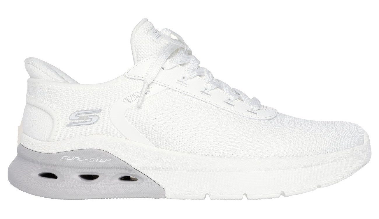 Skechers Slip-on sneakers BOBS ARC WAVES 2.0 , sneaker, slipper, vrijetijdsschoen in comfortbreedte g (= breed)