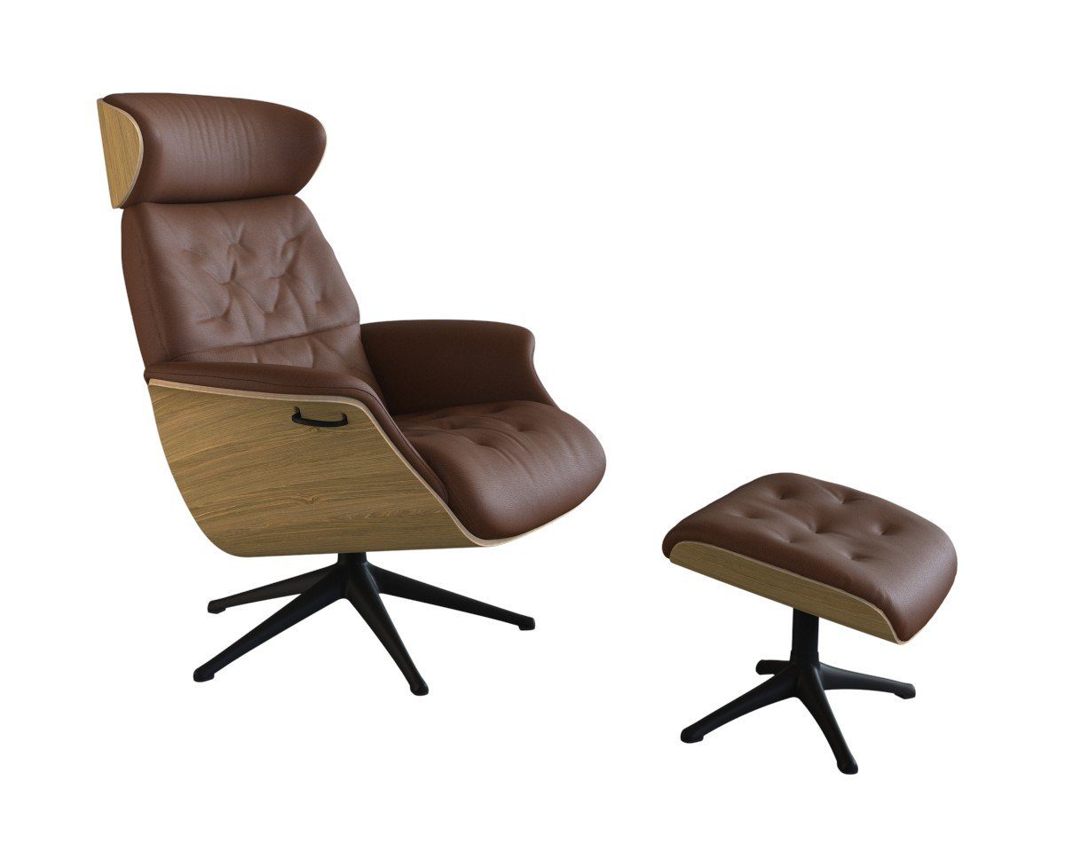 FLEXLUX Relaxfauteuil Volden, functionele stoel, gestoffeerde stoel, armleuningen, TV-fauteuil