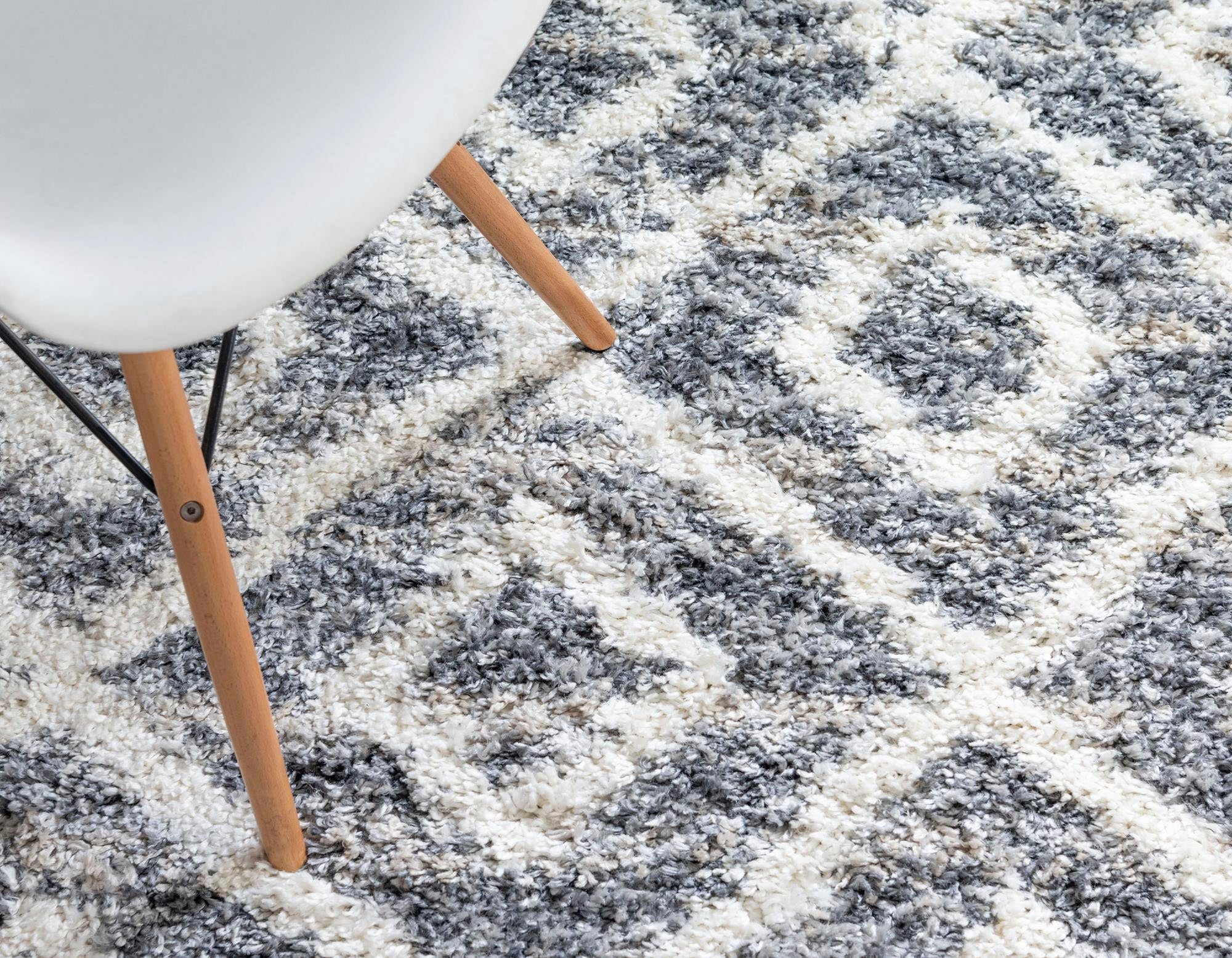 Myflair Möbel & Accessoires Hoogpolig vloerkleed Top shag voorraadopruiming geweven, geruit design, gemêleerde look, zacht & behaaglijk, met franje