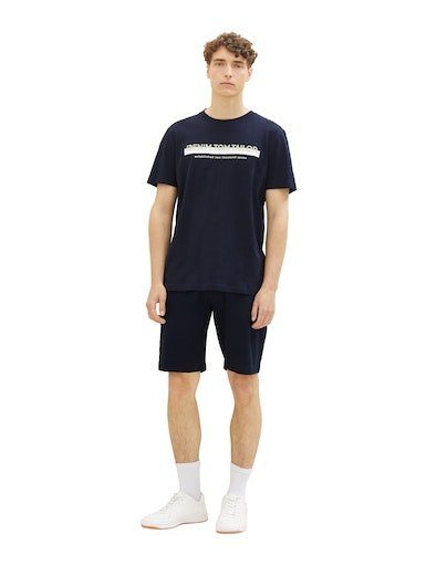 Tom Tailor Denim T-shirt met logo-frontprint