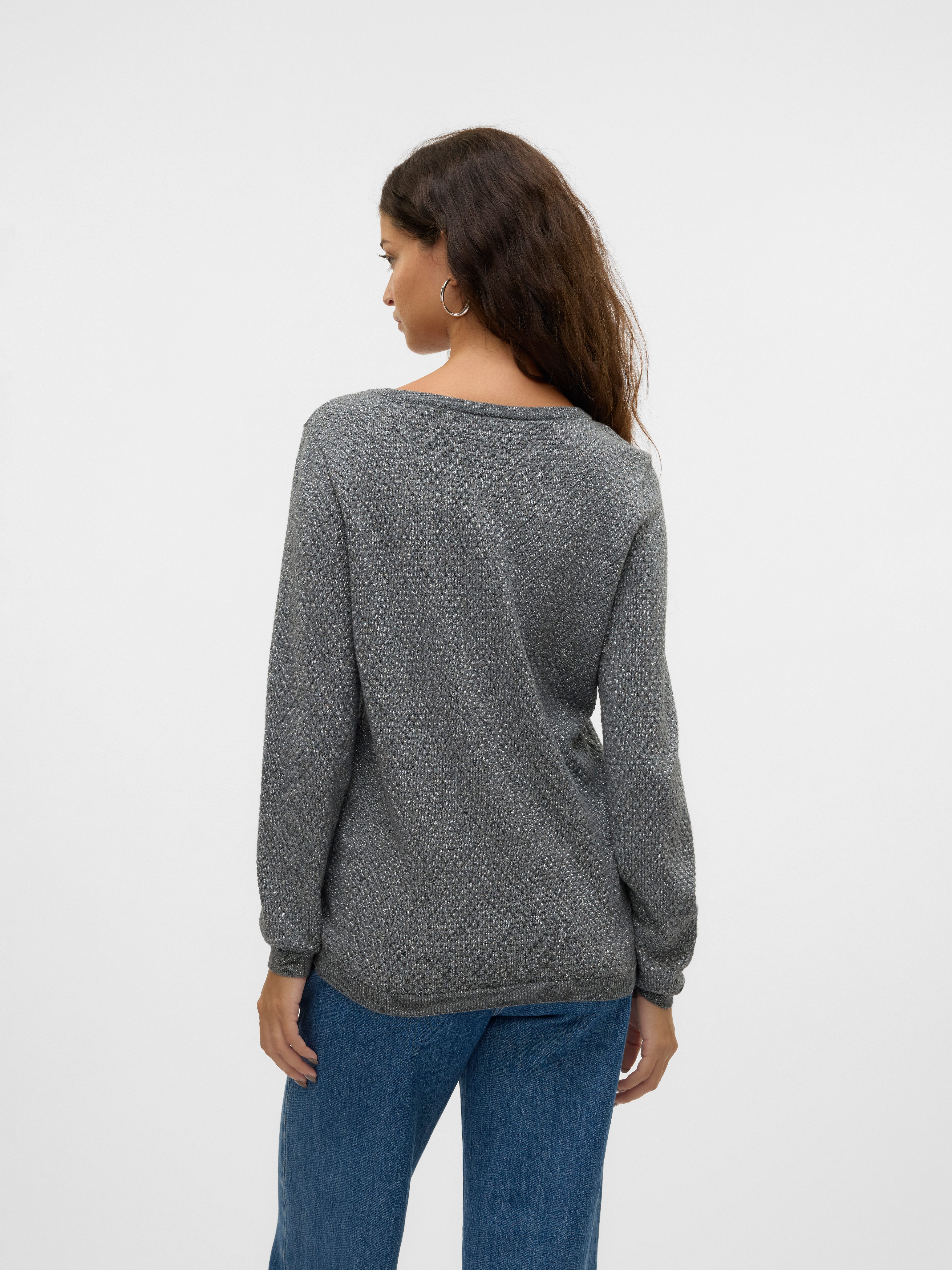 Vero Moda Trui met ronde hals VMCARE SHINE LS O-NECK PULLOVER