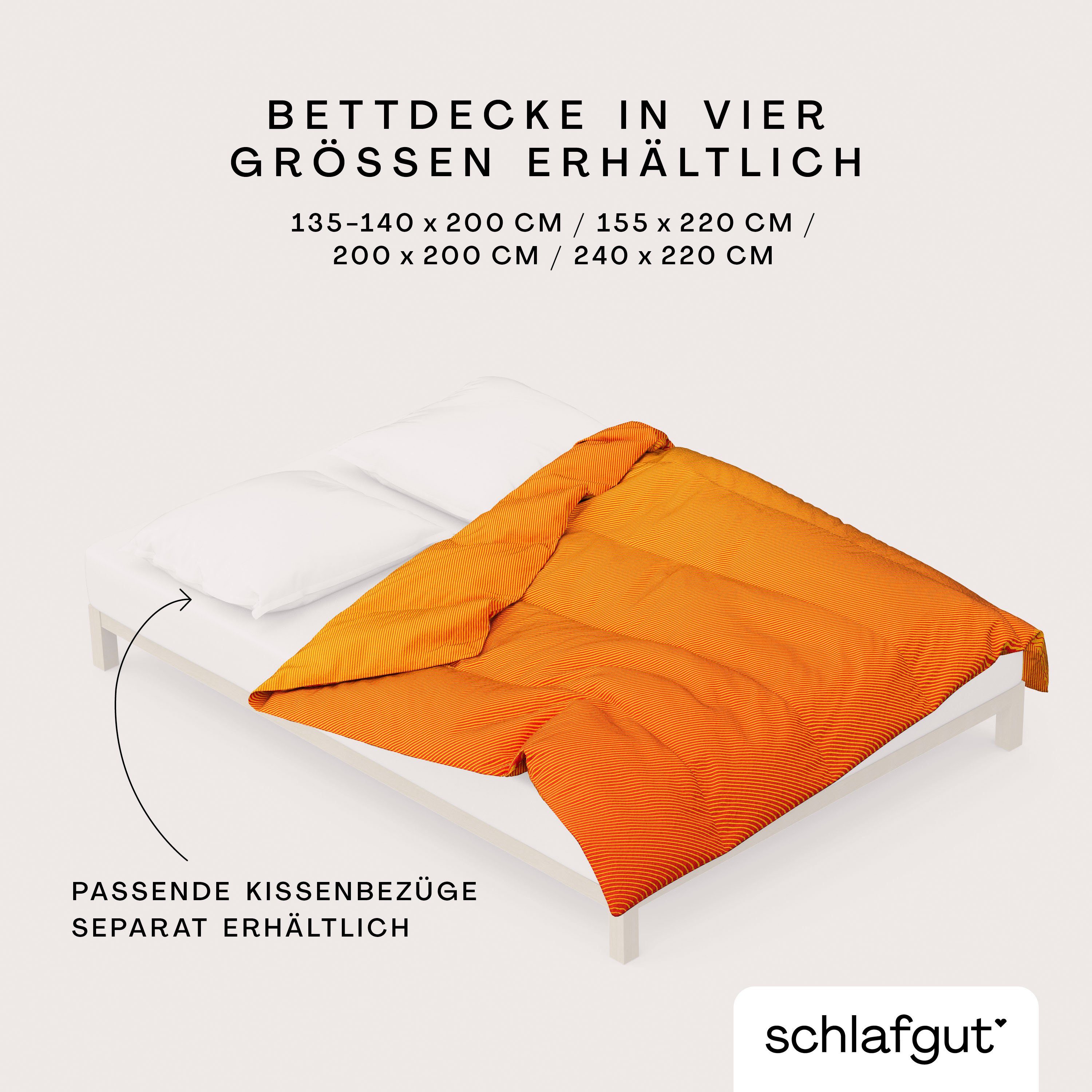 Schlafgut Dekbedovertrek Woven Satin fade met fijne strepen met kleurverloop, mix & match: bijpassende kussensloop verkrijgbaar (1 stuk)