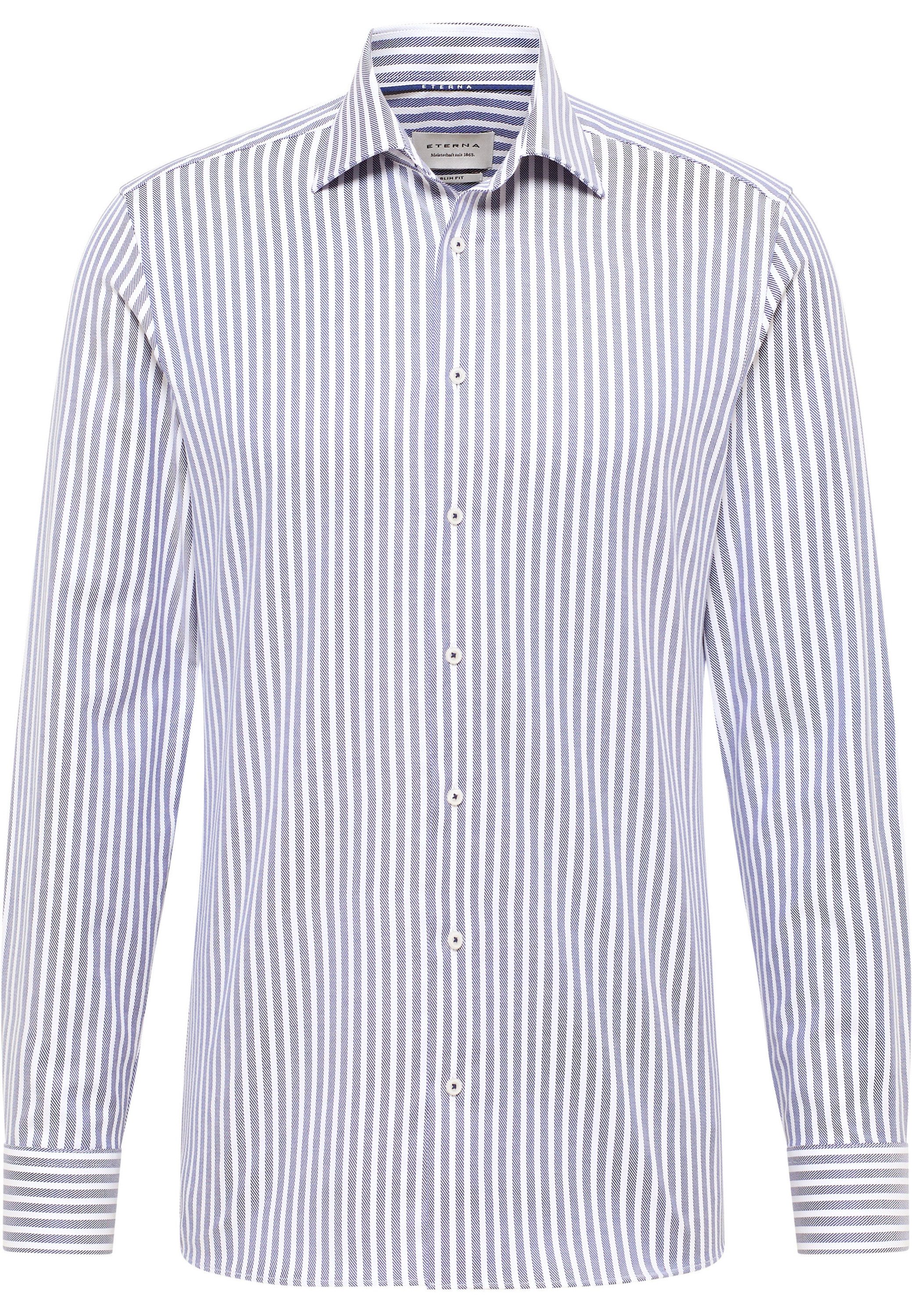 Eterna Overhemd met lange mouwen Slim fit NON IRON (strijkvrij)