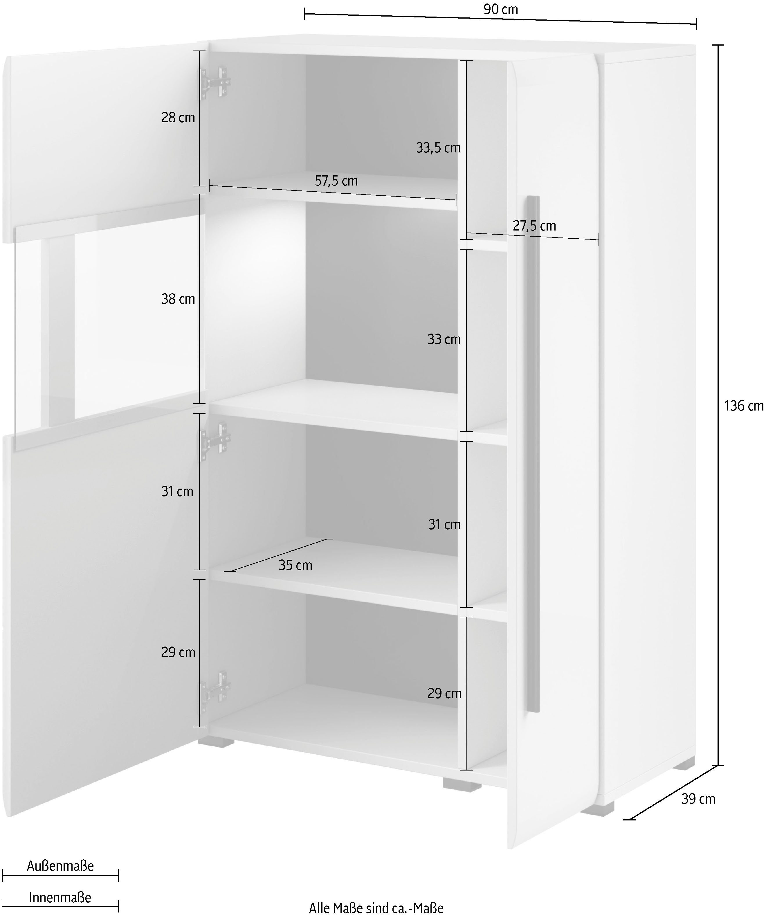 INOSIGN Highboard Tulsa