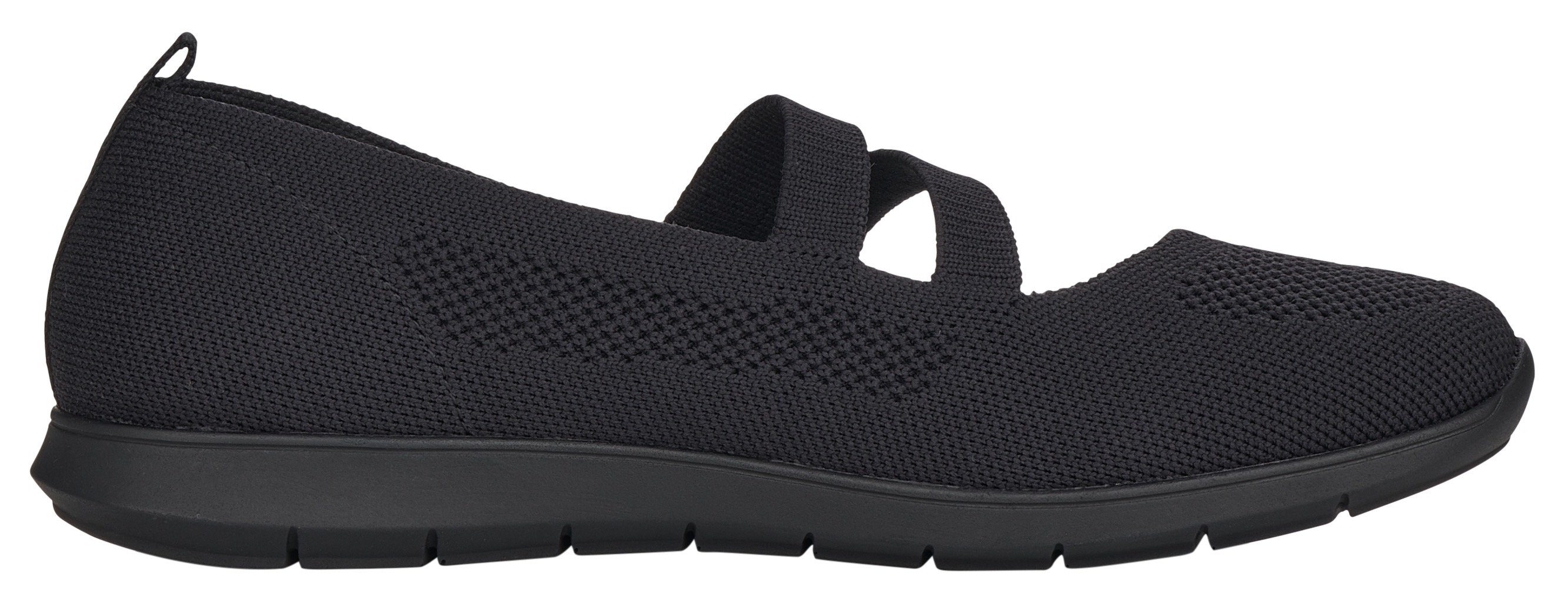 Remonte Ballerina's met riempje Slipper, instapschoen, slip-on sneaker in sportief ontwerp