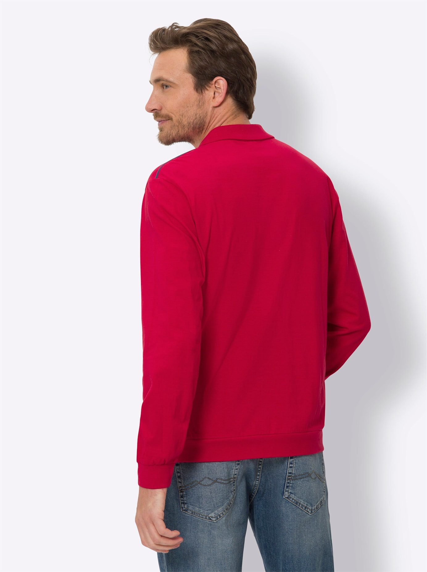 Classic Poloshirt met lange mouwen (1-delig)