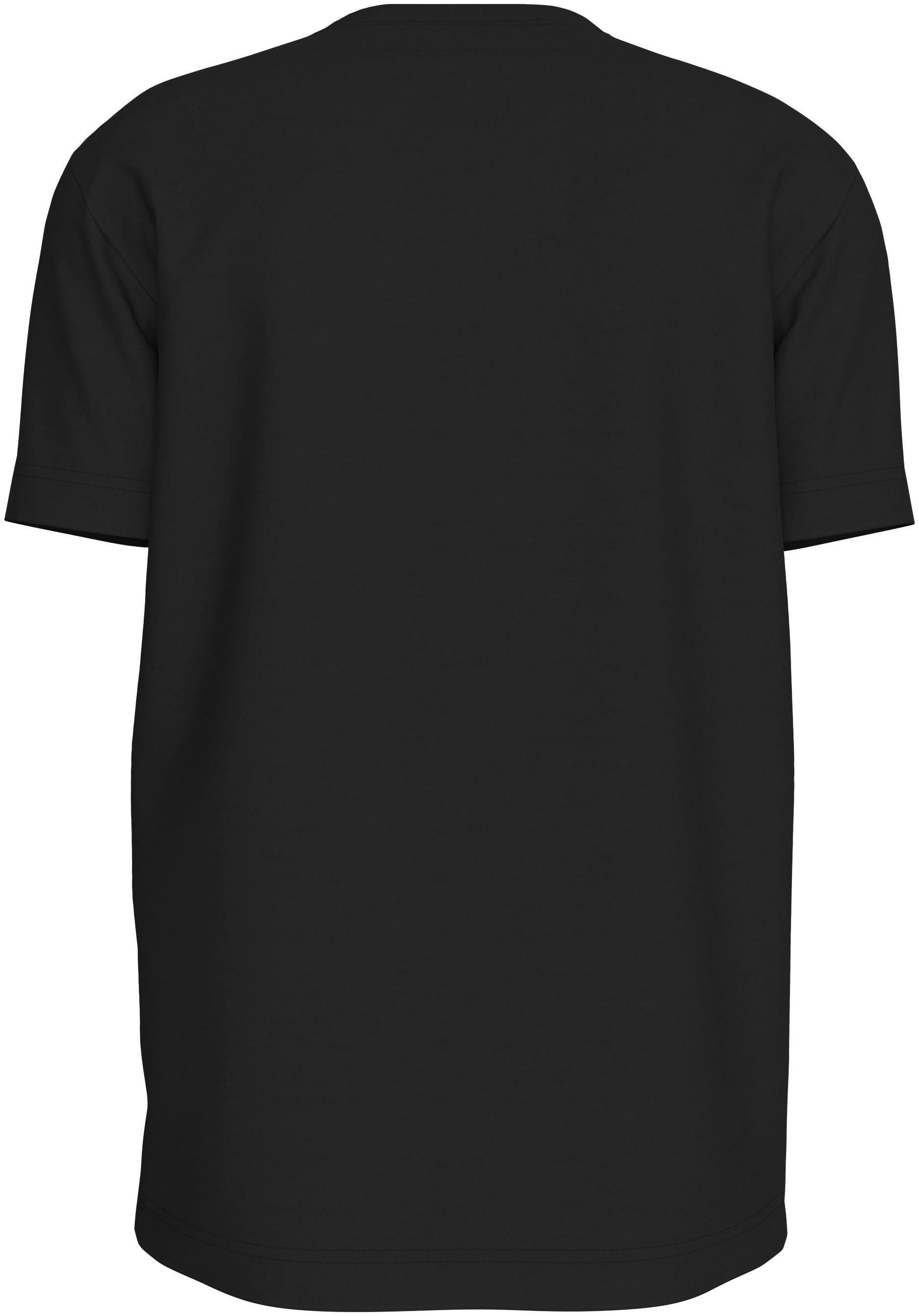Calvin Klein T-shirt GRID BOX TEE met gestempeld logo