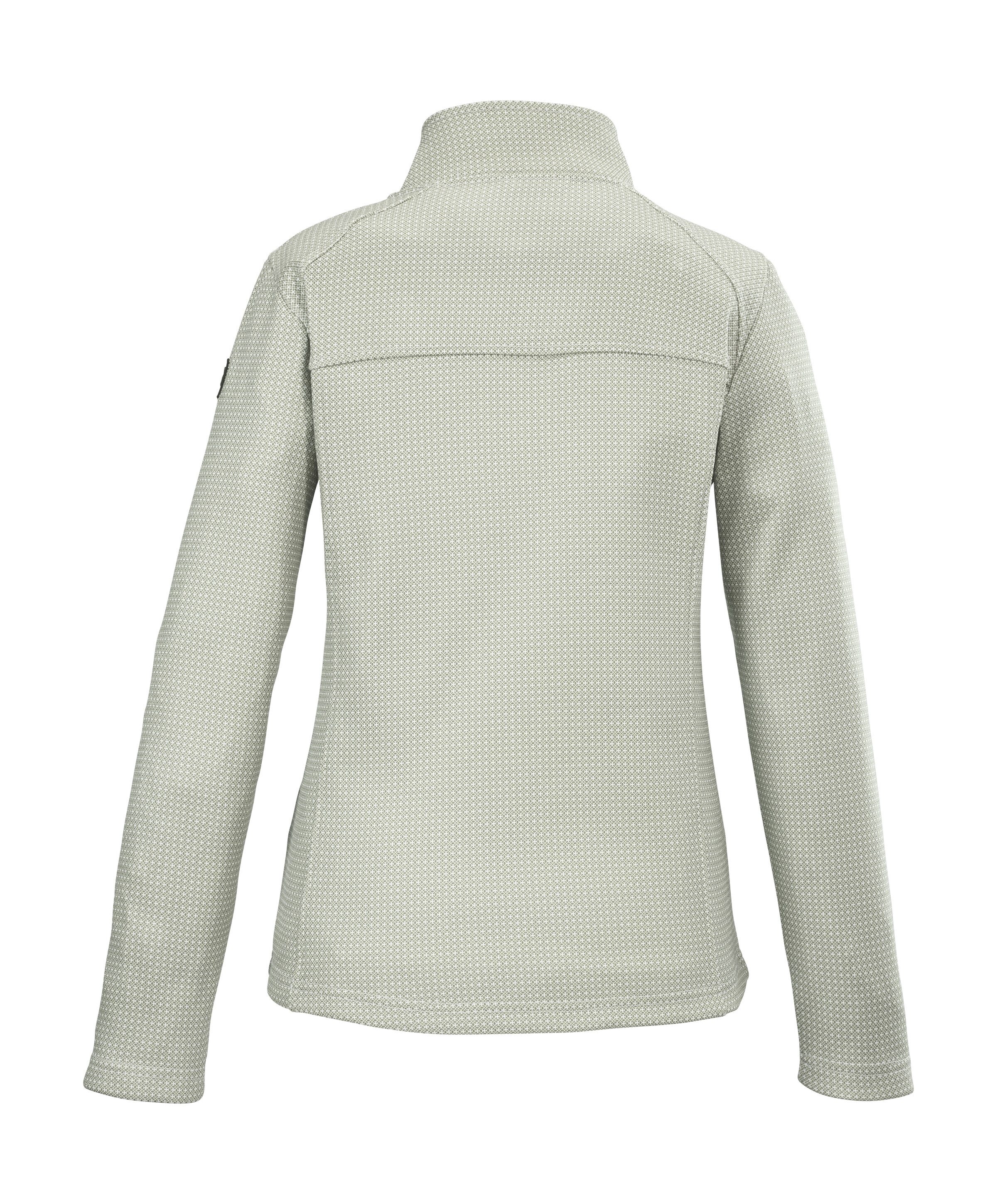 Killtec Fleecejack KOS 90 WMN FLC JCKT Elegante fleecejack met stretch, kinbescherming en ritszakken