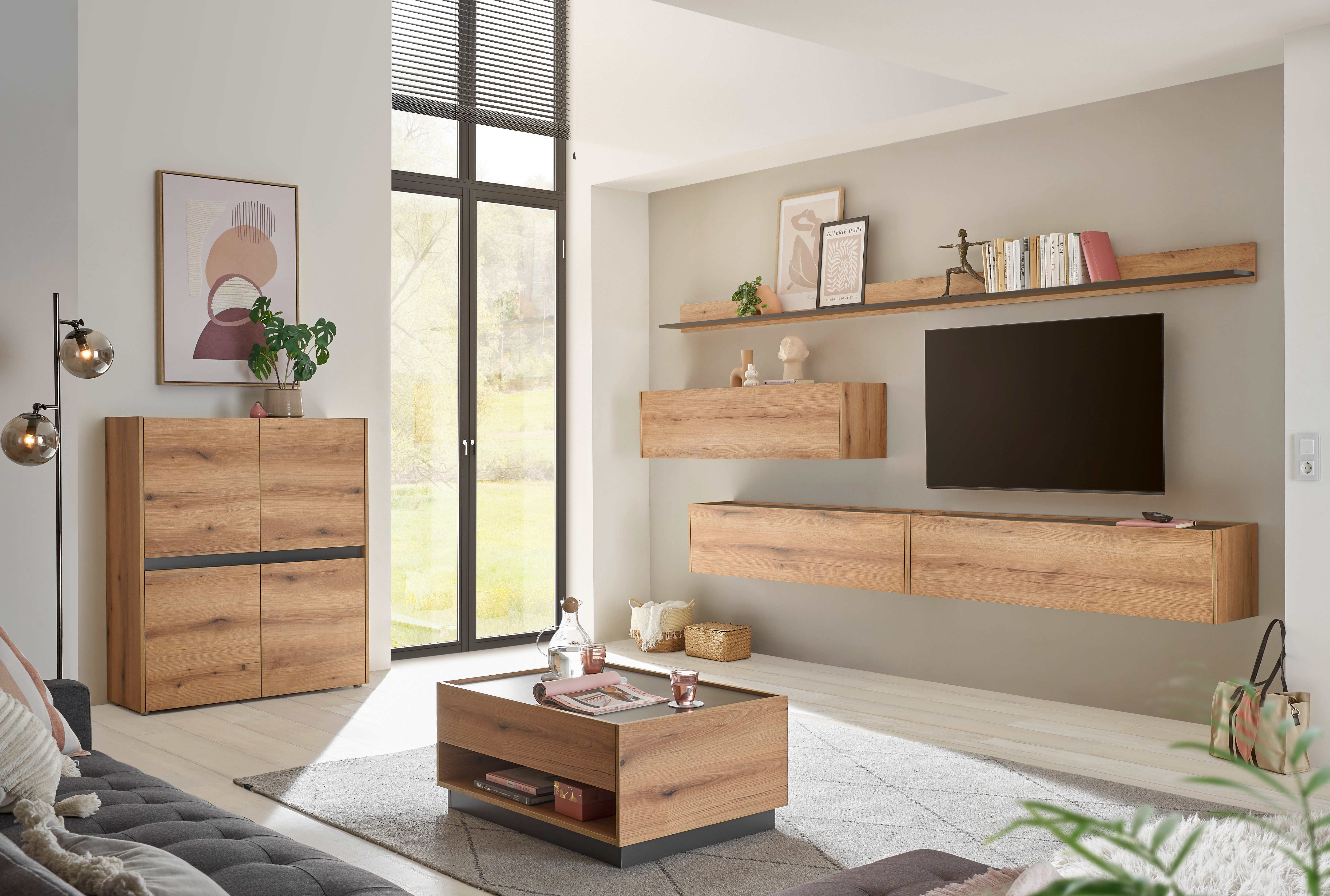 INOSIGN Wandmeubel City/Giron Breedte ca. 340 cm (set, 5-delig)