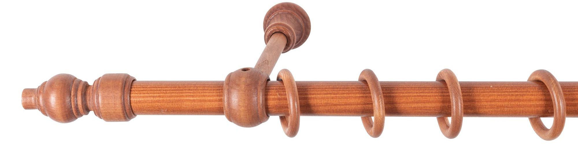 SN DECO GROUP Gordijnroede Filigrano 28 mm, hout, verschillende lengtes en kleuren, compleet set