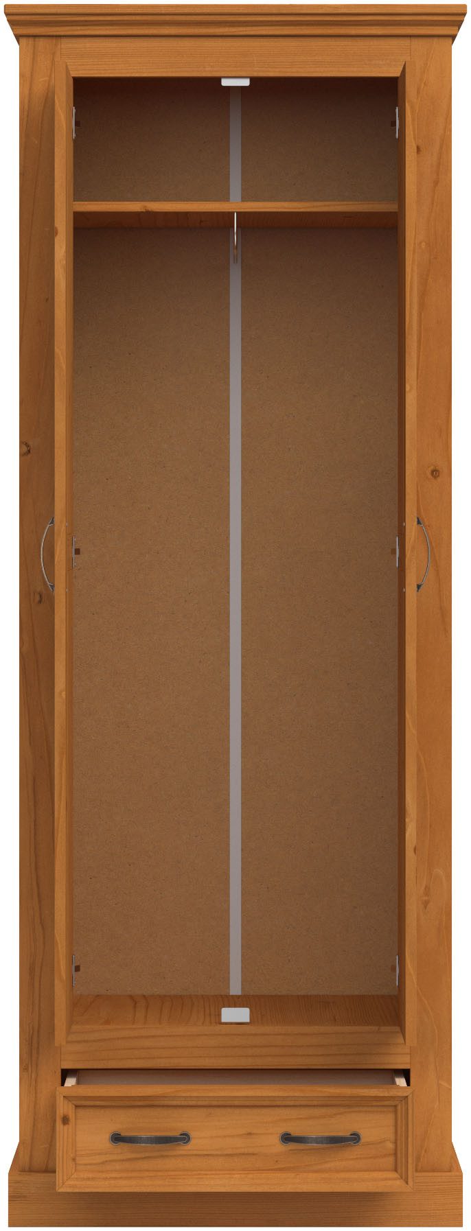 Home affaire Kledingkast Selma met 1 plank en uittrekbare kledingstang, breedte 70 cm