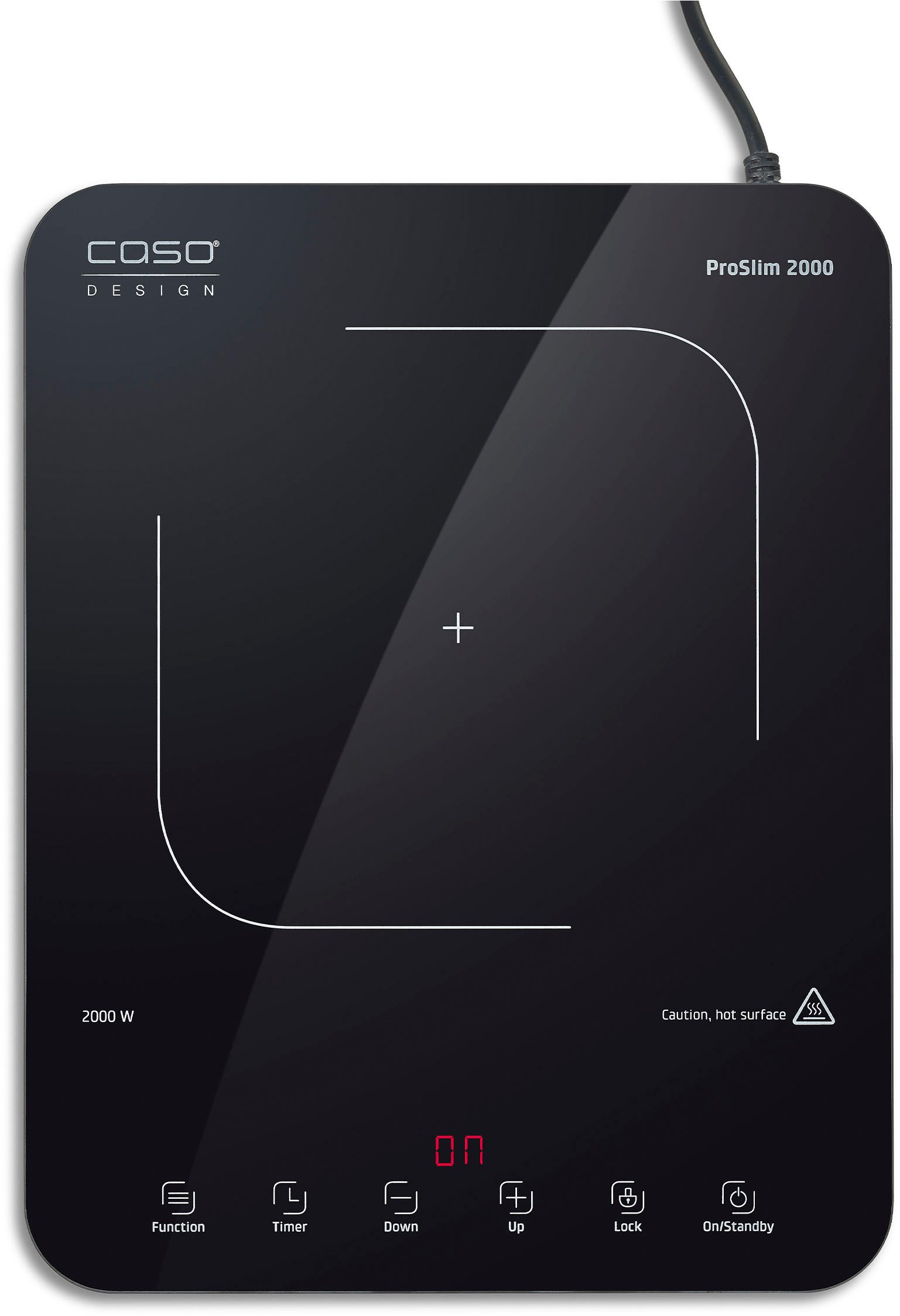 Caso Enkele inductiekookplaat 2236 CASO ProSlim 2000