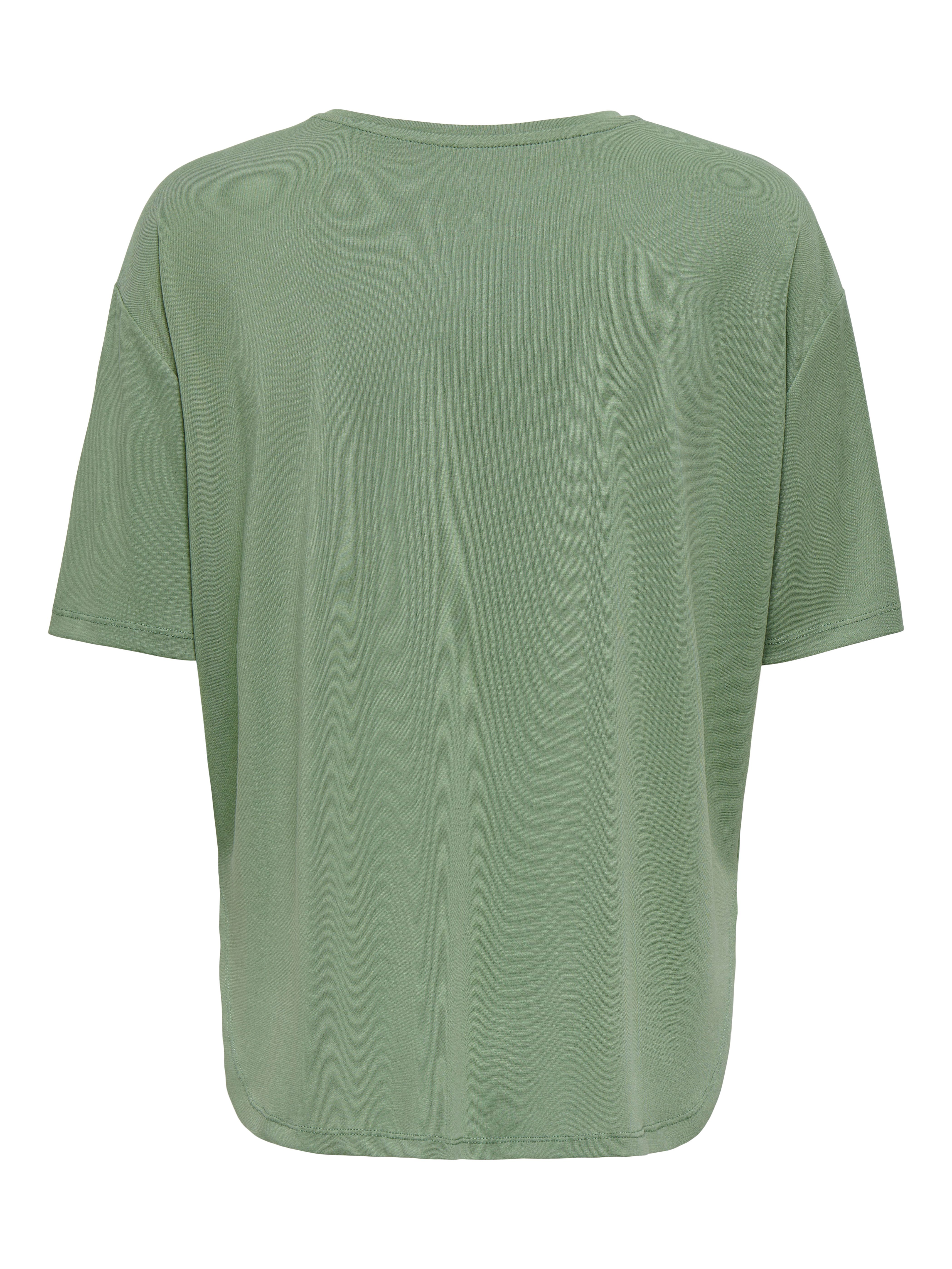Only Shirt met korte mouwen ONLFREE LIFE S/S BOTANICAL TOP BOX JRS