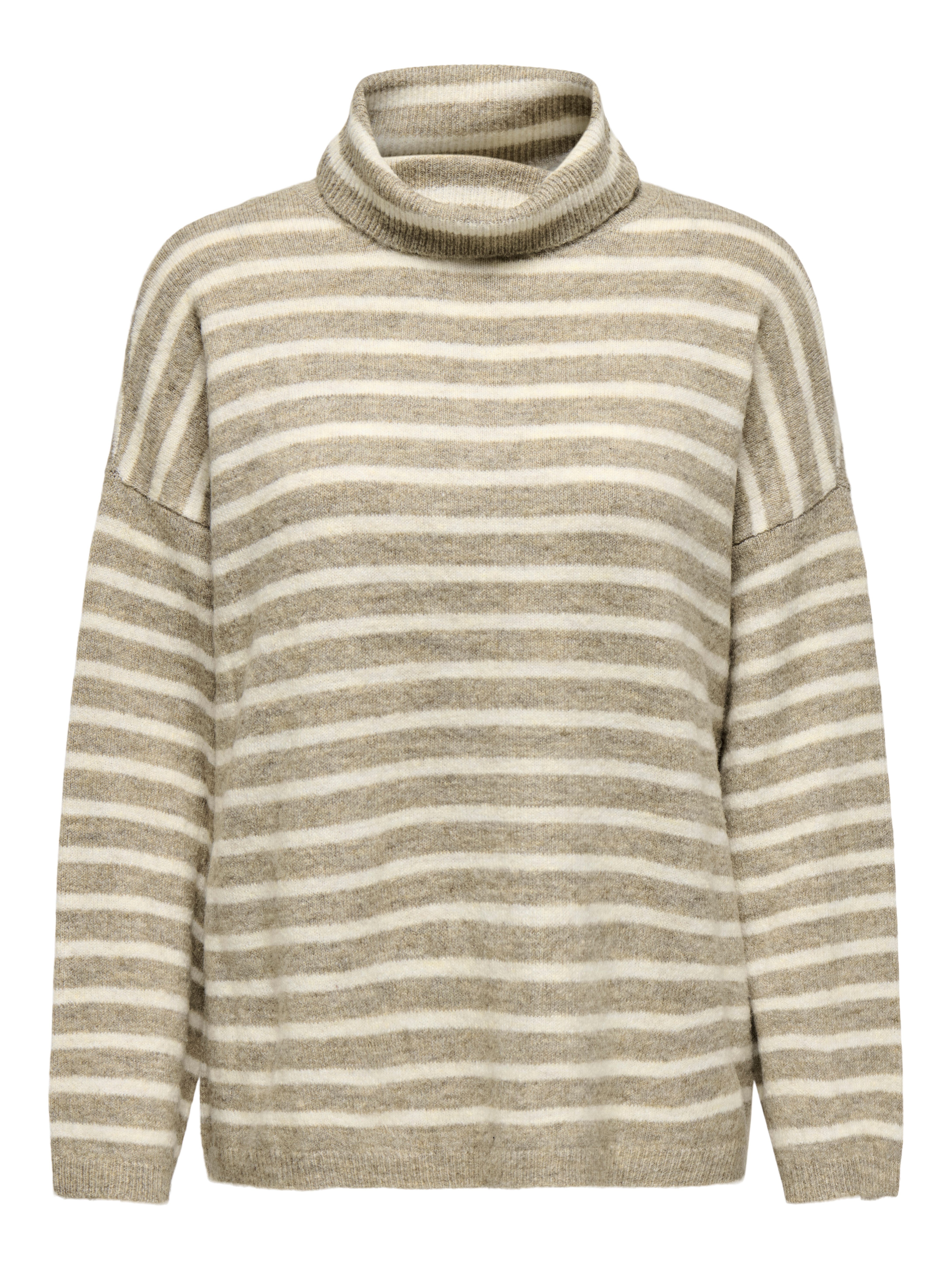 Only Coltrui ONLTALIO LS STRIPE ROLLNECK BF KNT