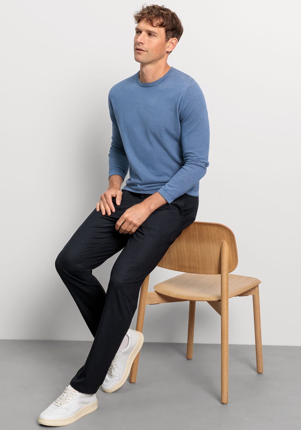 OLYMP Trui met ronde hals OLYMP brei casual