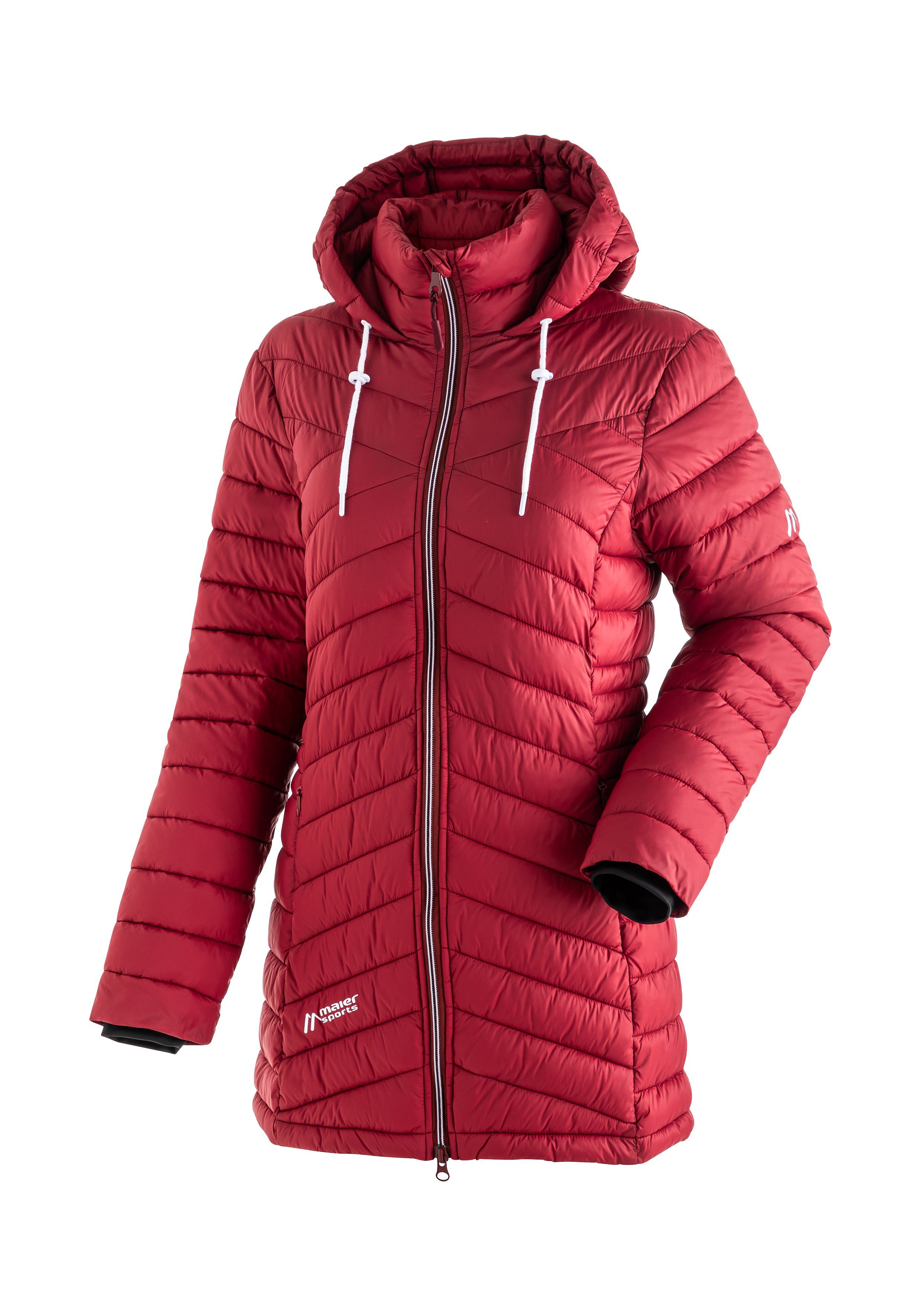 Maier Sports Functioneel jack Notos Coat W Outdoormantel doorgestikte mantel met warme PrimaLoft isolatie