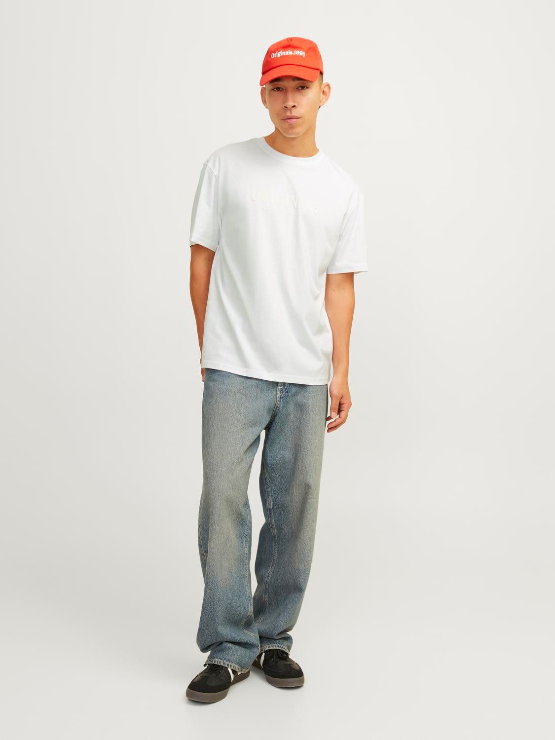 Jack & Jones Shirt met ronde hals JORFREDERIKSBERG TEE SS CREW NECK NOOS