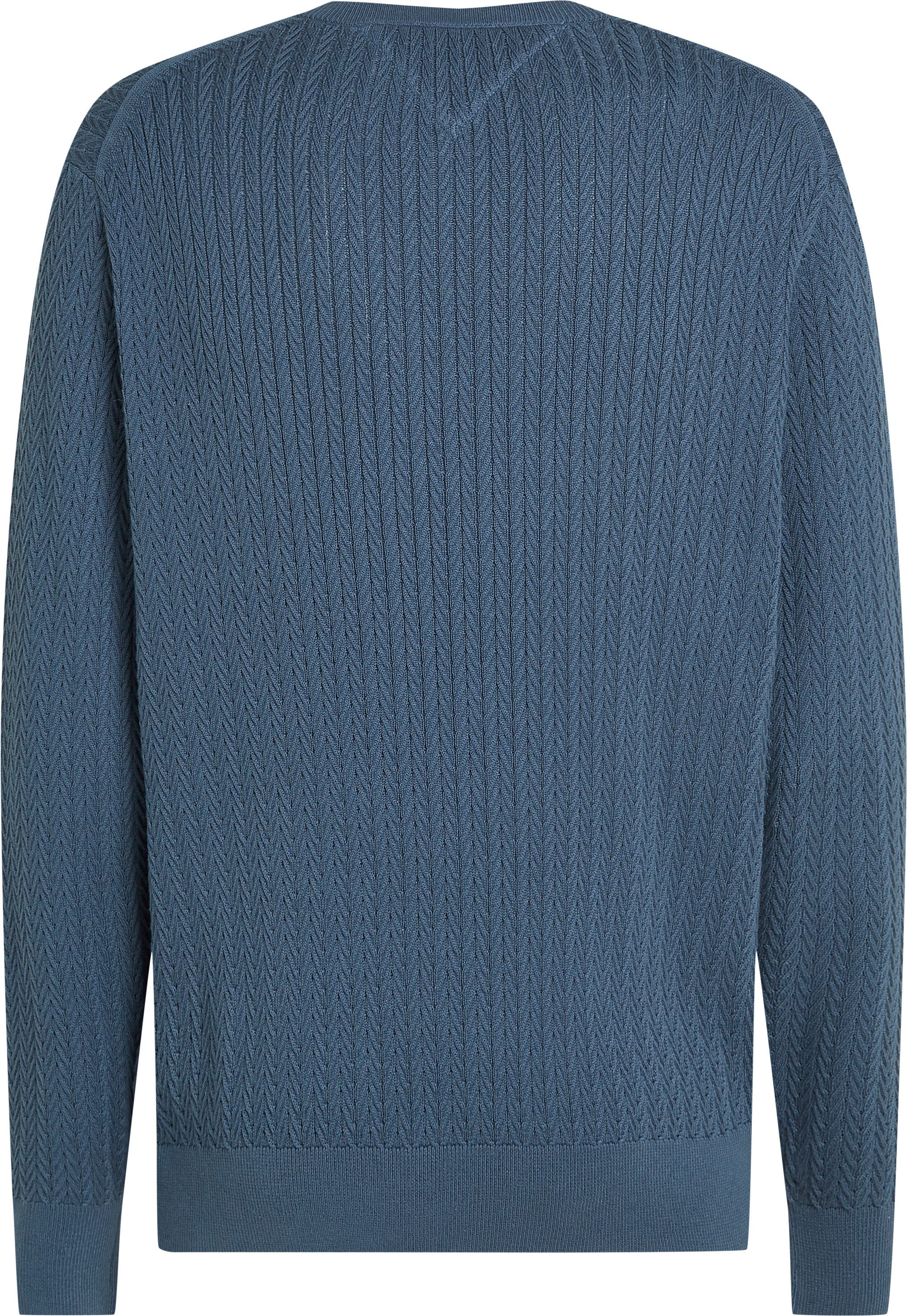 Tommy Hilfiger Gebreide trui HERRINGBONE STRUCTURE C NK