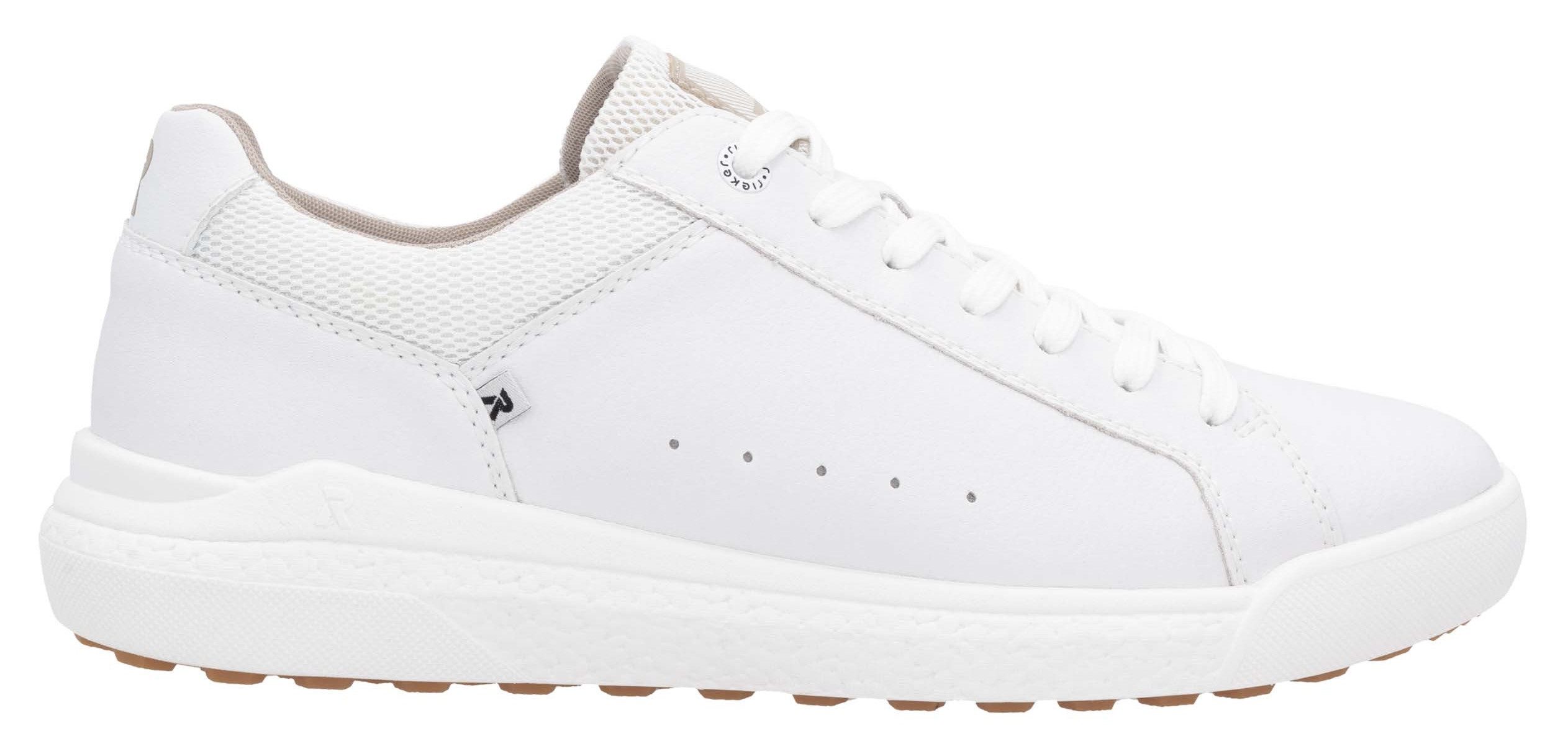 RIEKER Sport Sneakers met gepolsterde schaprand, vrijetijdsschoen, lage schoen, veterschoen