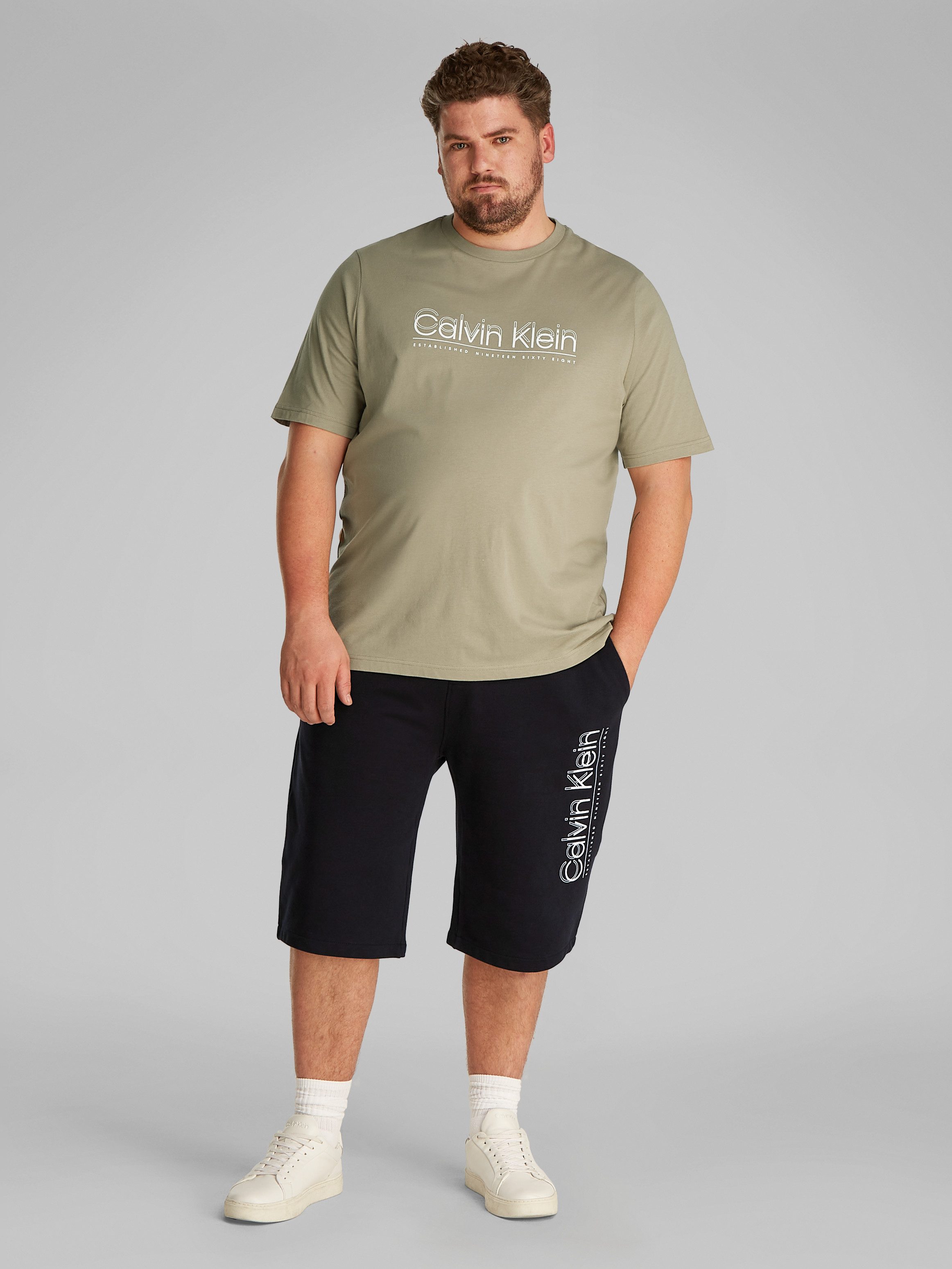Calvin Klein Short BT_CP-DOUBLE LOGO SWEATSHORTS