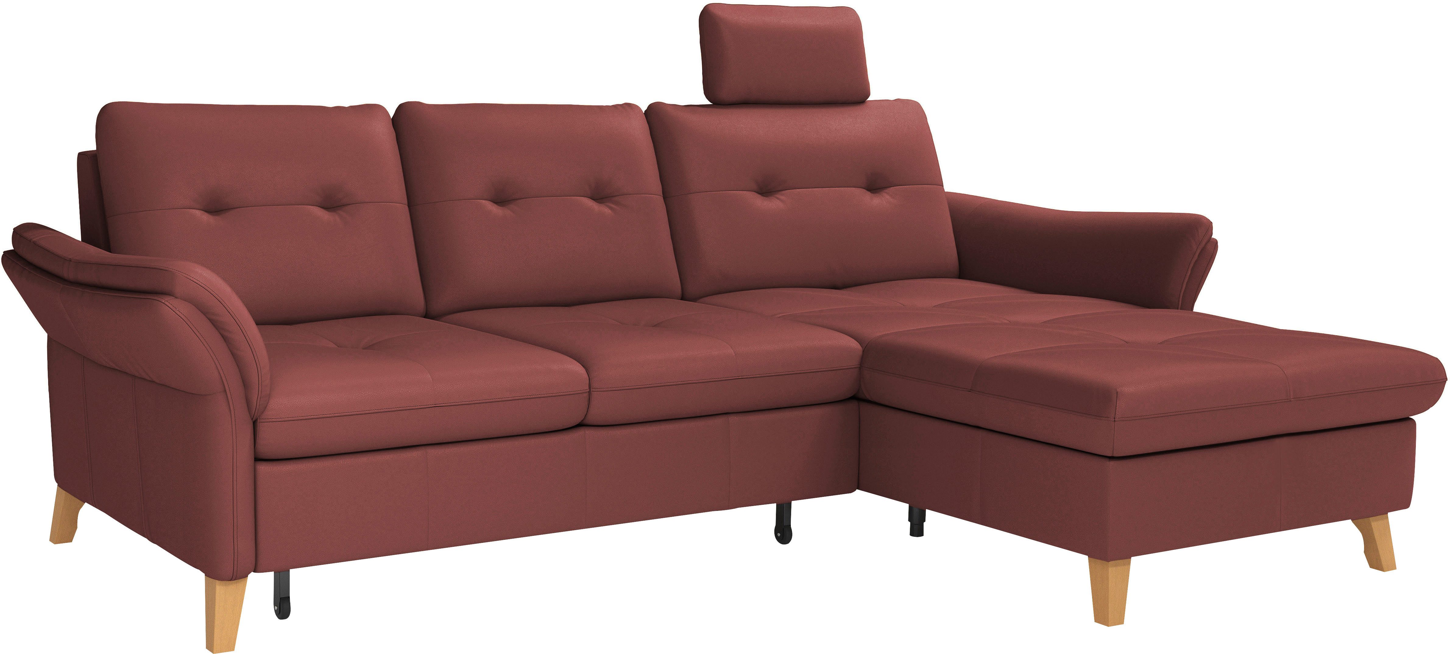 sit&more Hoekbank Göteborg Zitdiepteverstelling en binnenvering, naar keuze met slaapfunctie