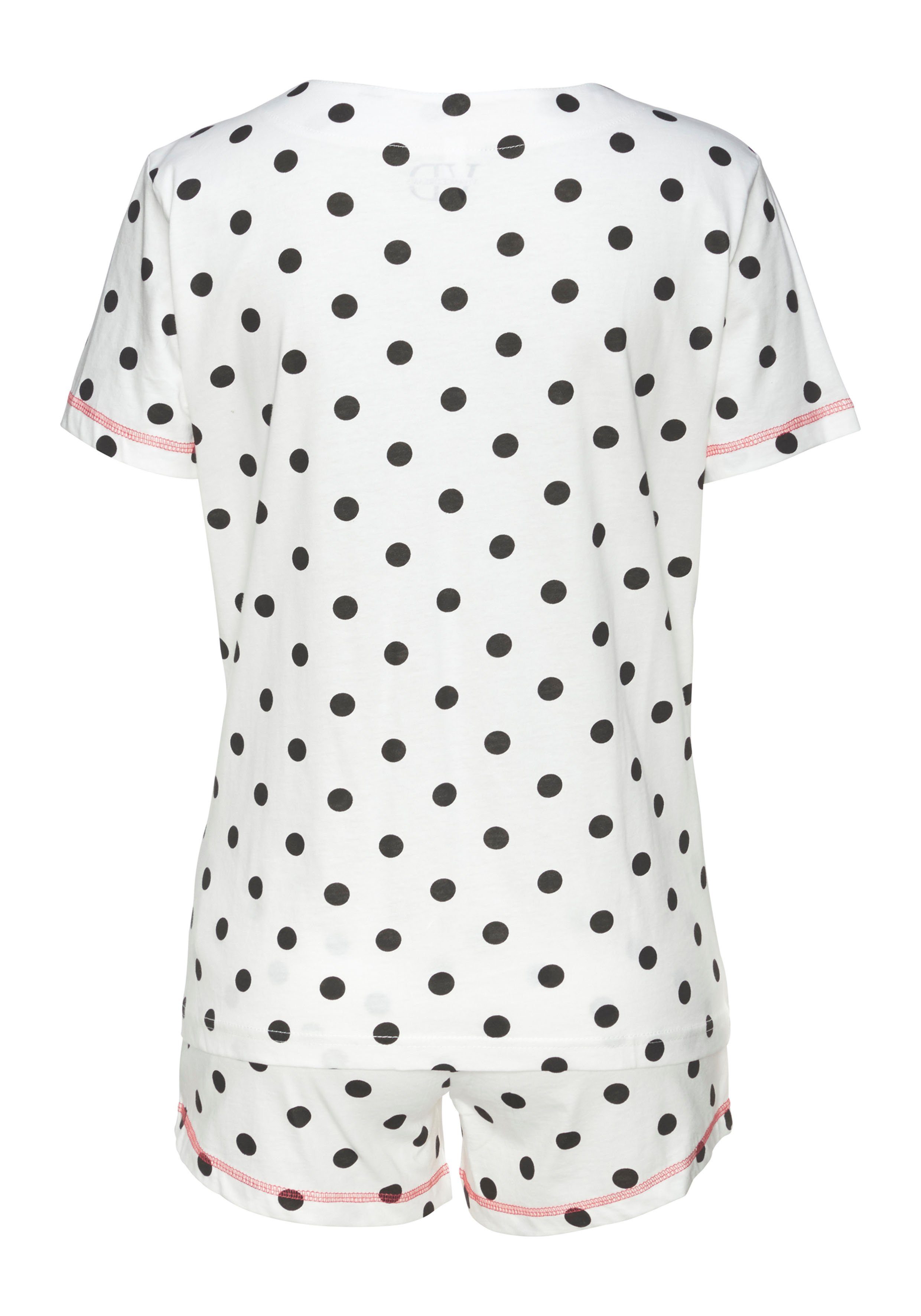 Vivance Dreams Shortama met grote punten en sterretjes (4-delig, Set van 2)