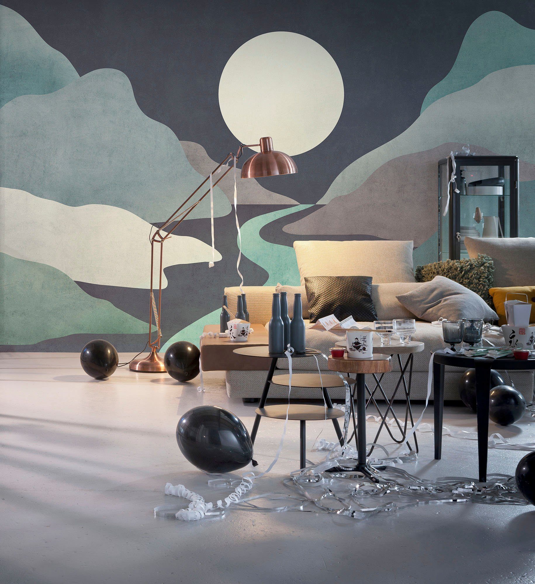 Komar Vliesbehang Digitale print vlies - Moonlight Monumental - Afmeting 400 x 250 cm (1 stuk)