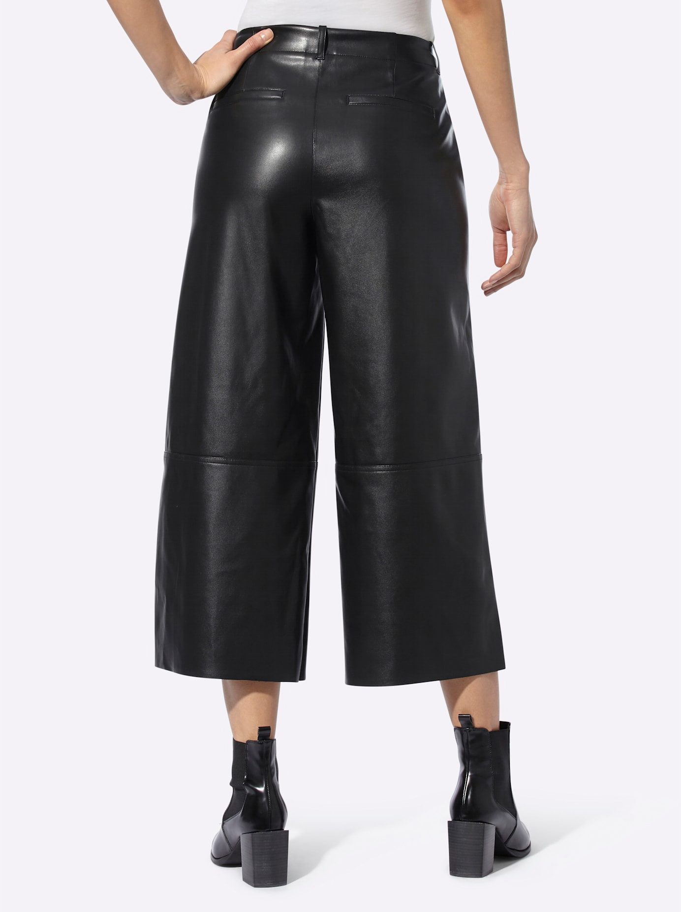 heine Imitatieleren broek