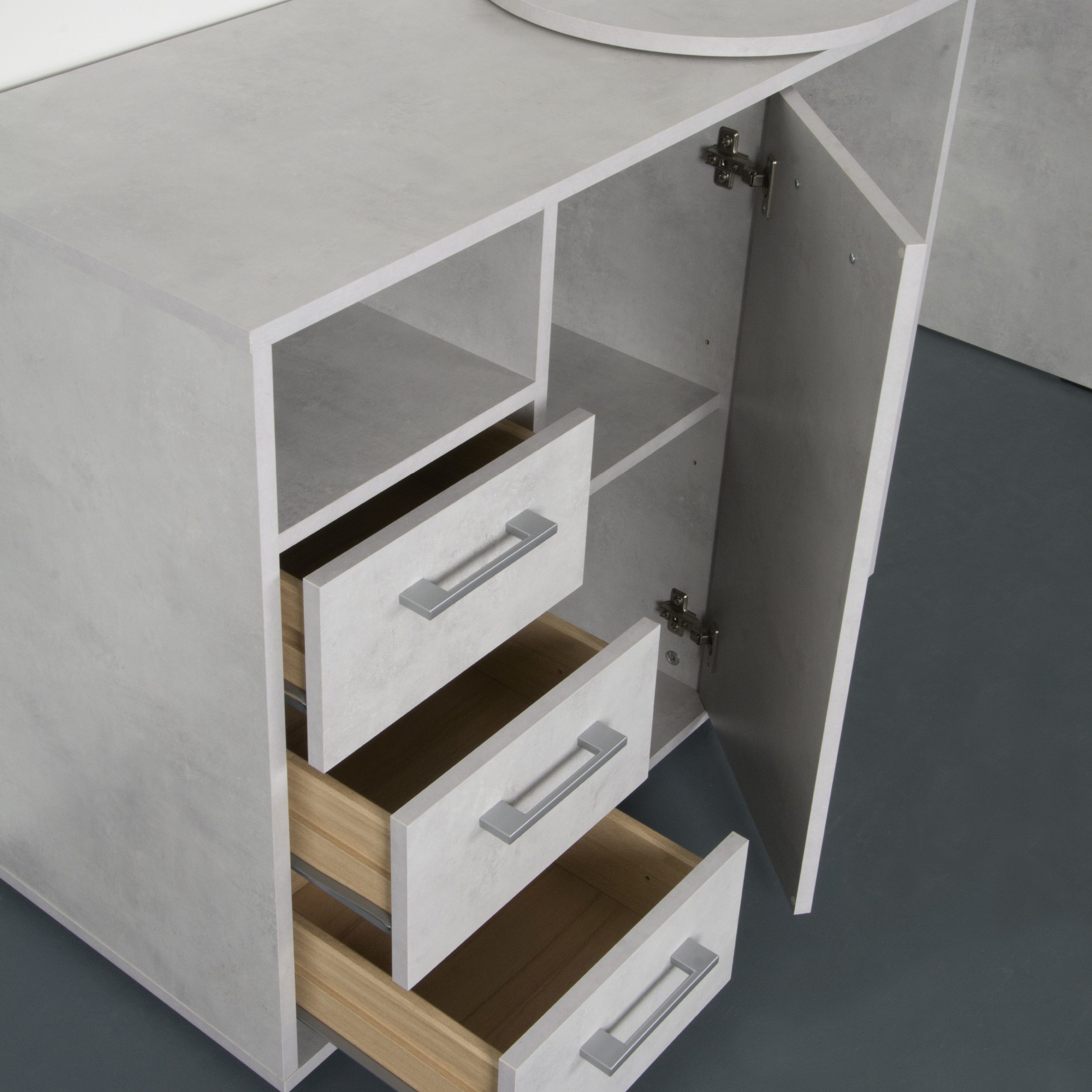 VOGL Möbelfabrik Bureau draaibaar tafelblad, ruimtebesparend, made in germany