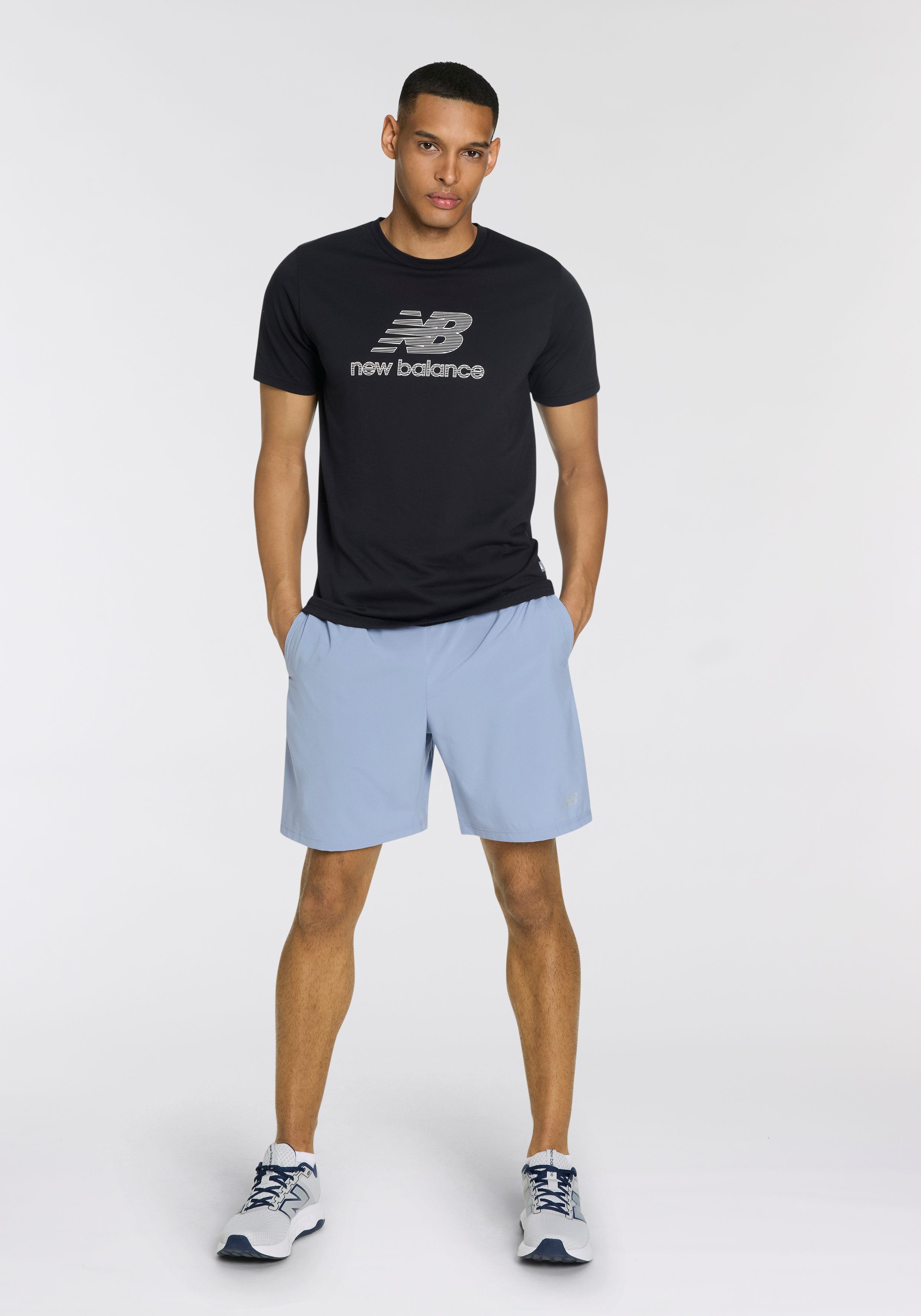 New Balance Runningshirt HEATHERTECH LOGO T-SHIRT